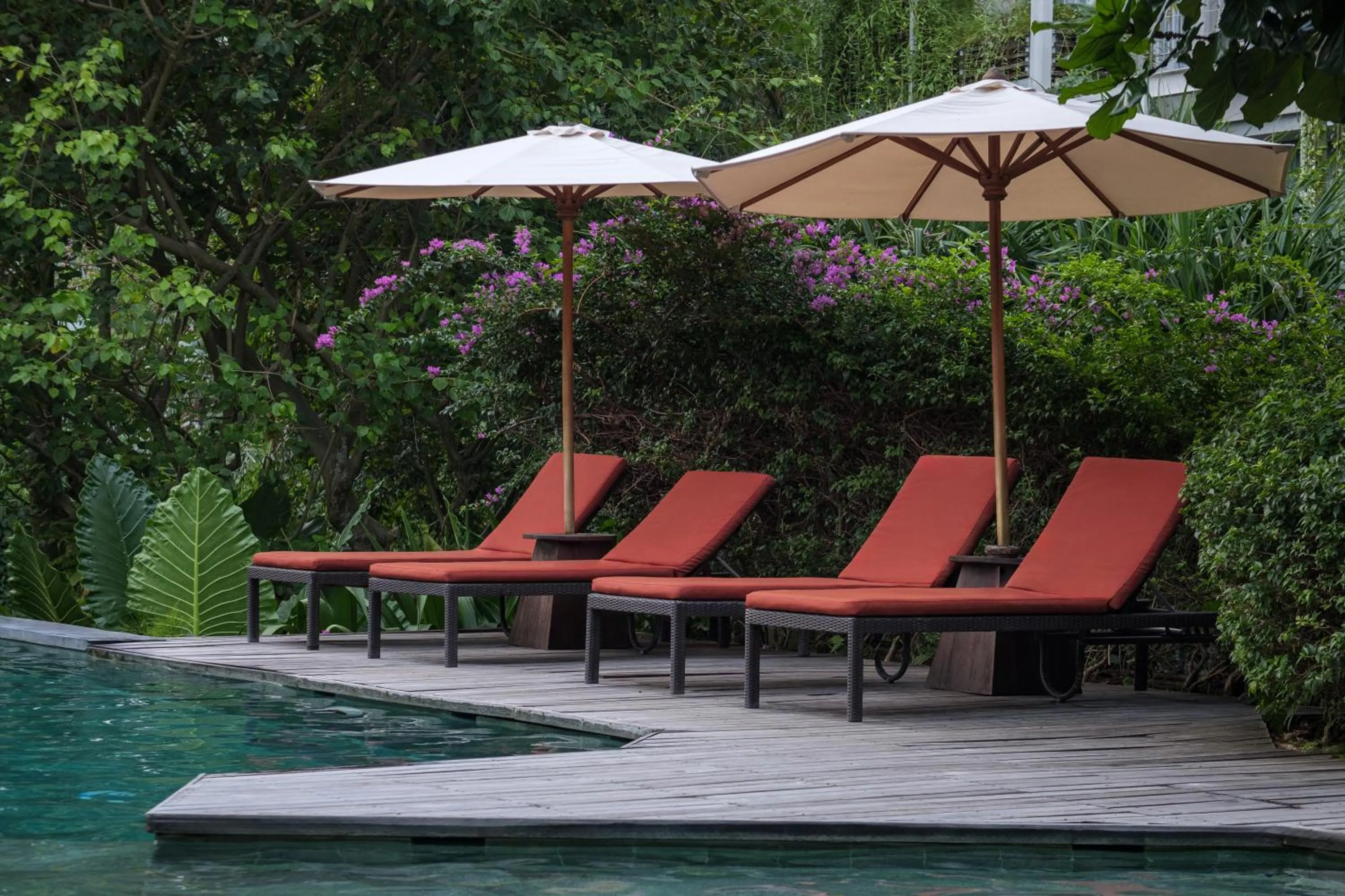 Swimming pool in Rimbun Canggu Hotel
