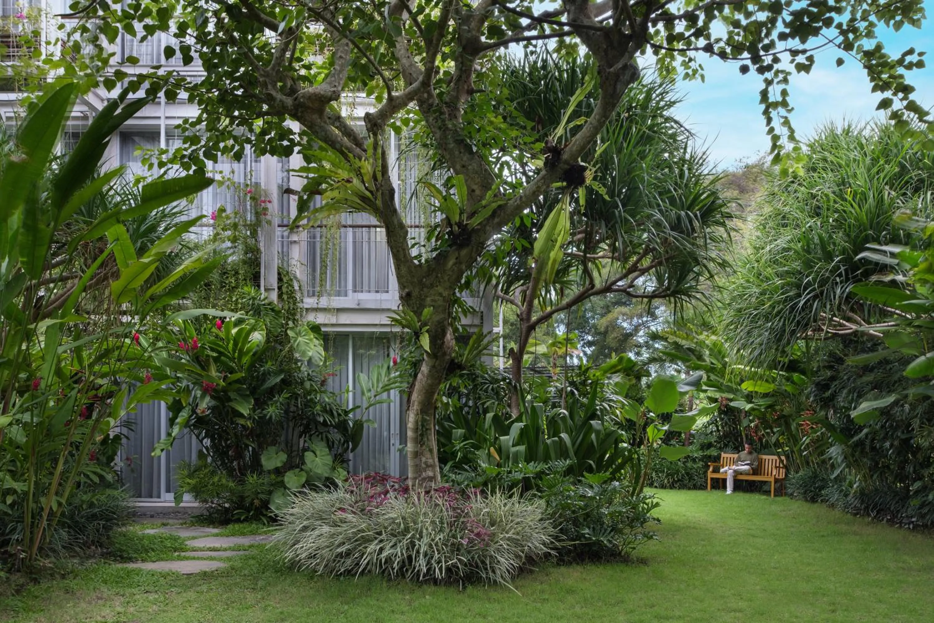 Garden in Rimbun Canggu Hotel