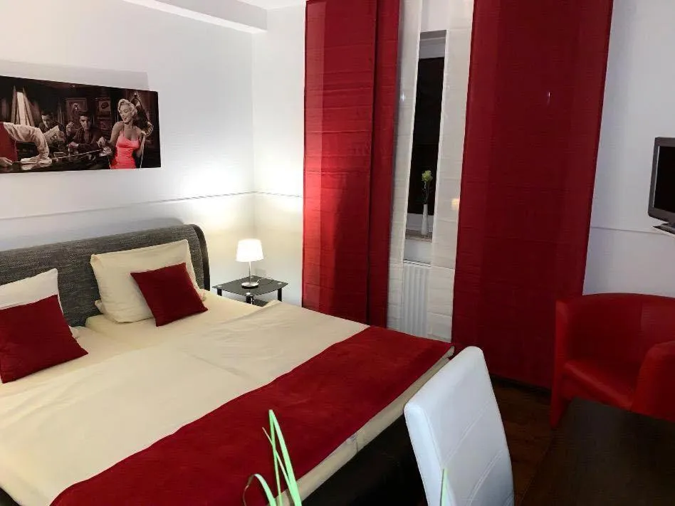 Bed in Hotel Restaurant Borchard