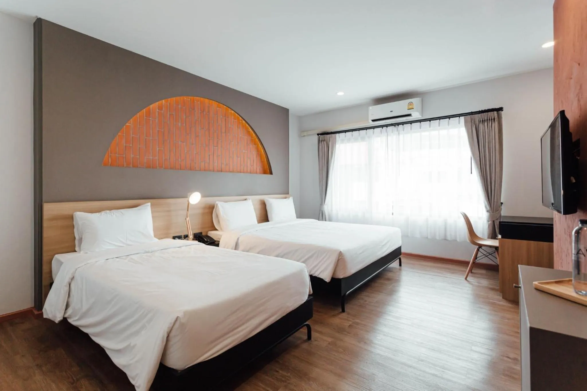 Bedroom, Bed in Clay Hotel Udonthani
