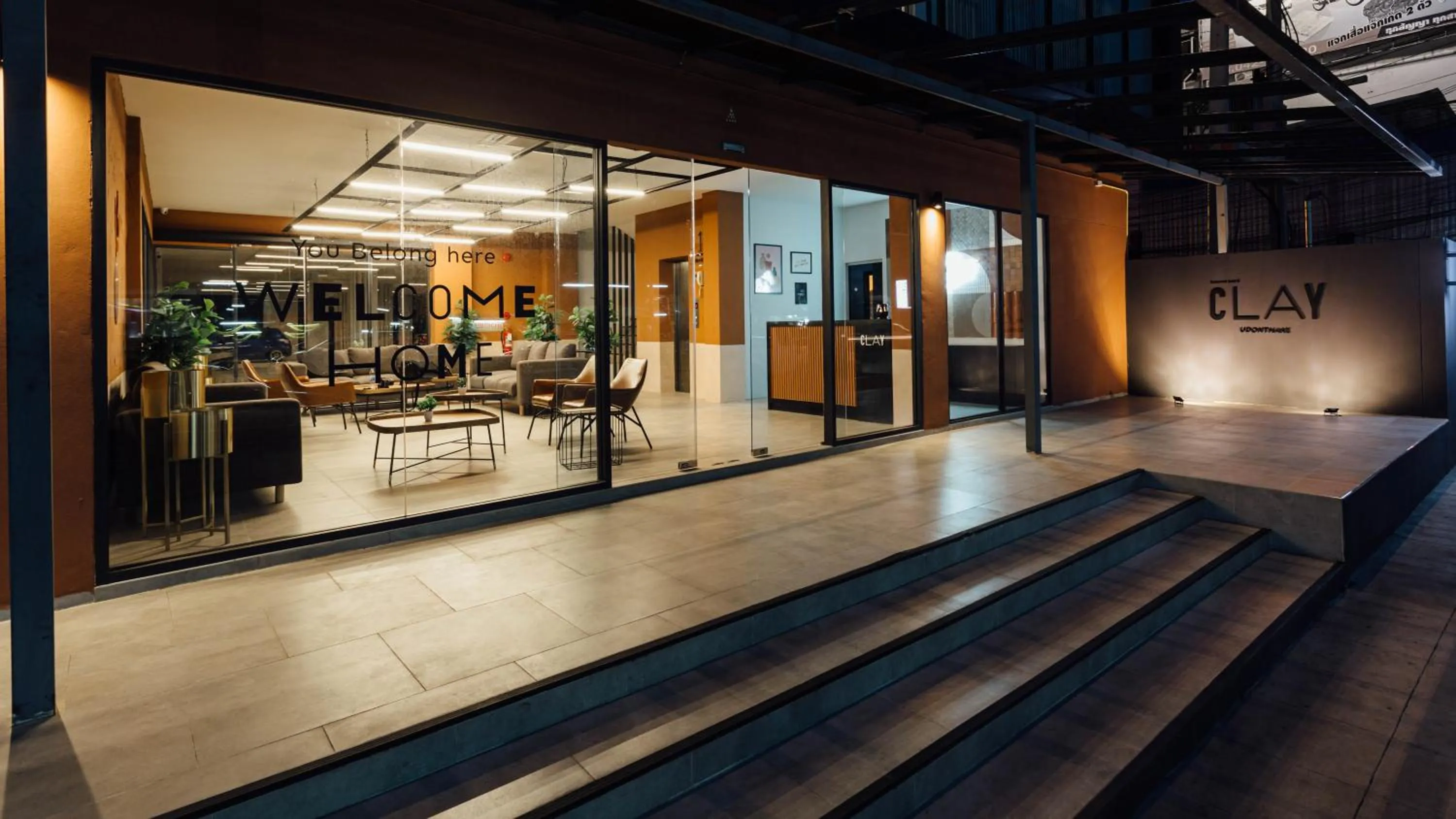 Facade/entrance in Clay Hotel Udonthani