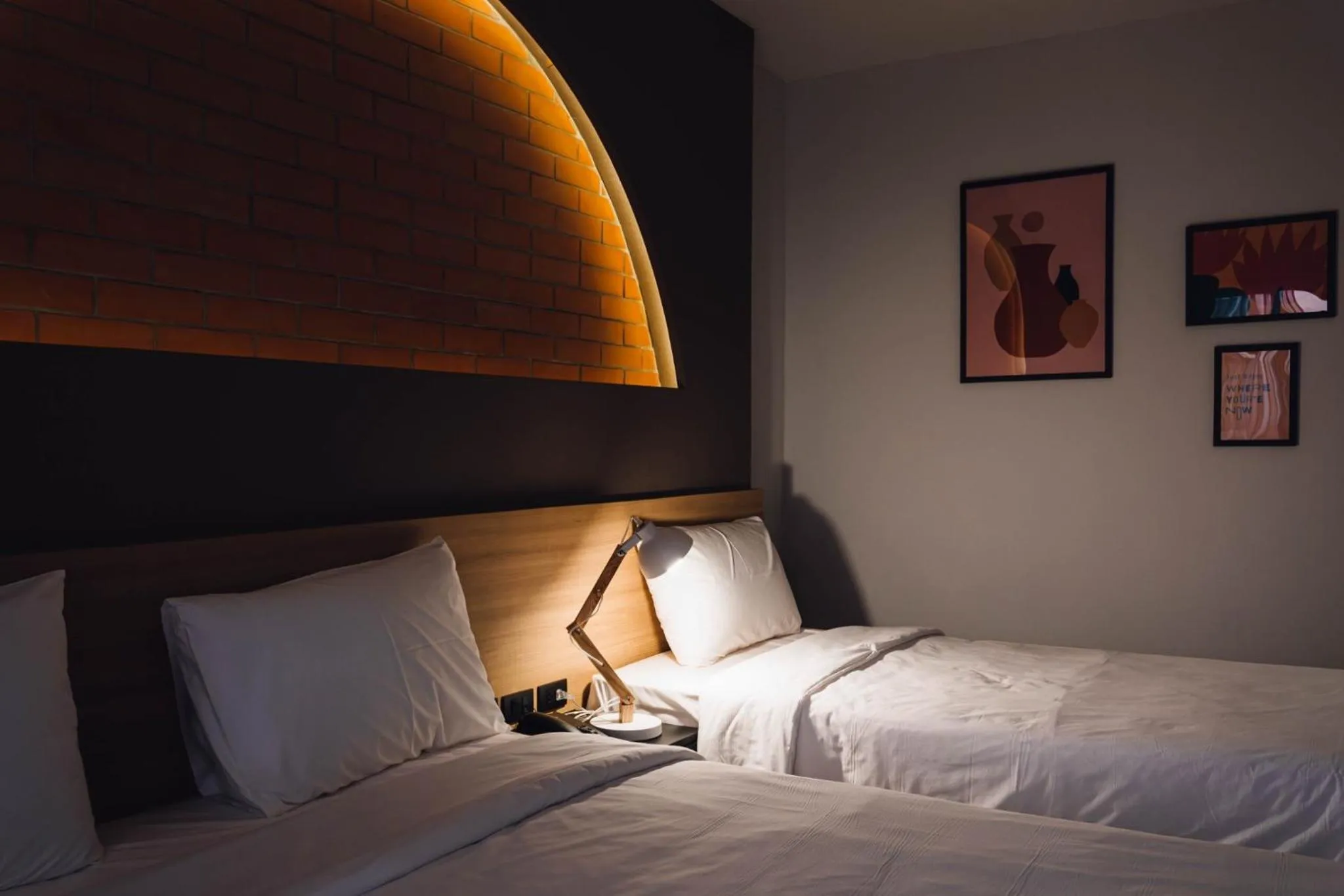 Bed in Clay Hotel Udonthani