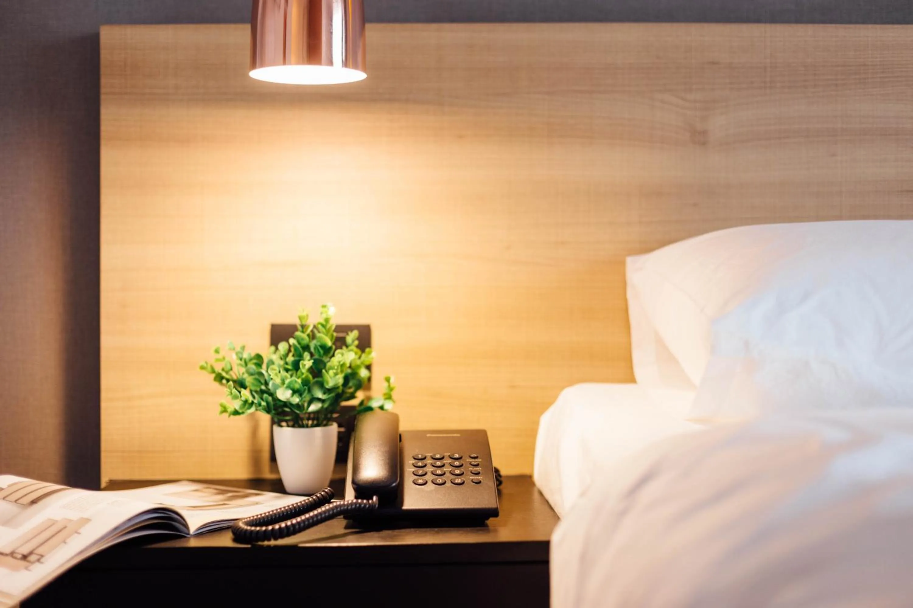 Bed in Clay Hotel Udonthani