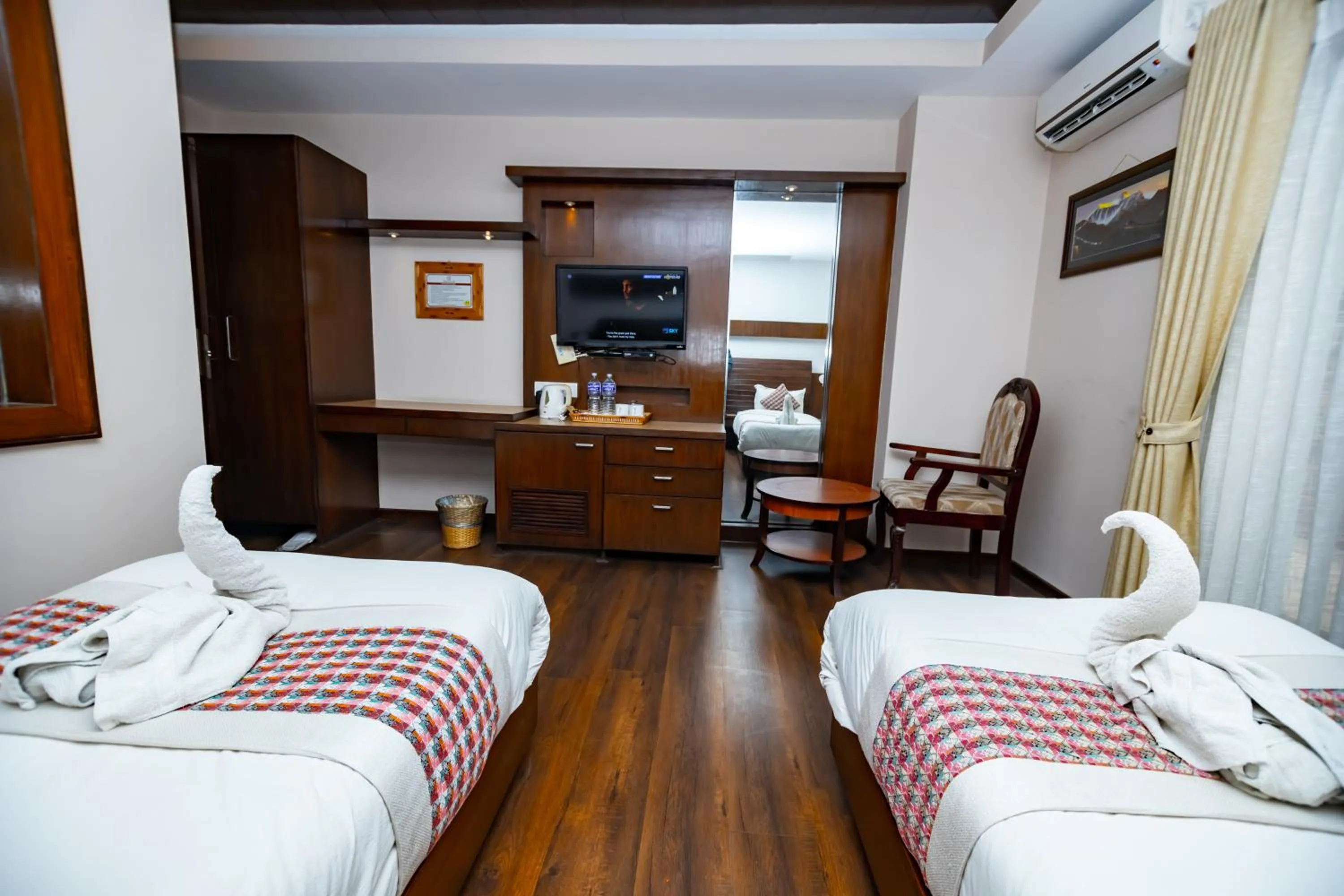 Bed in Kathmandu Suite Home