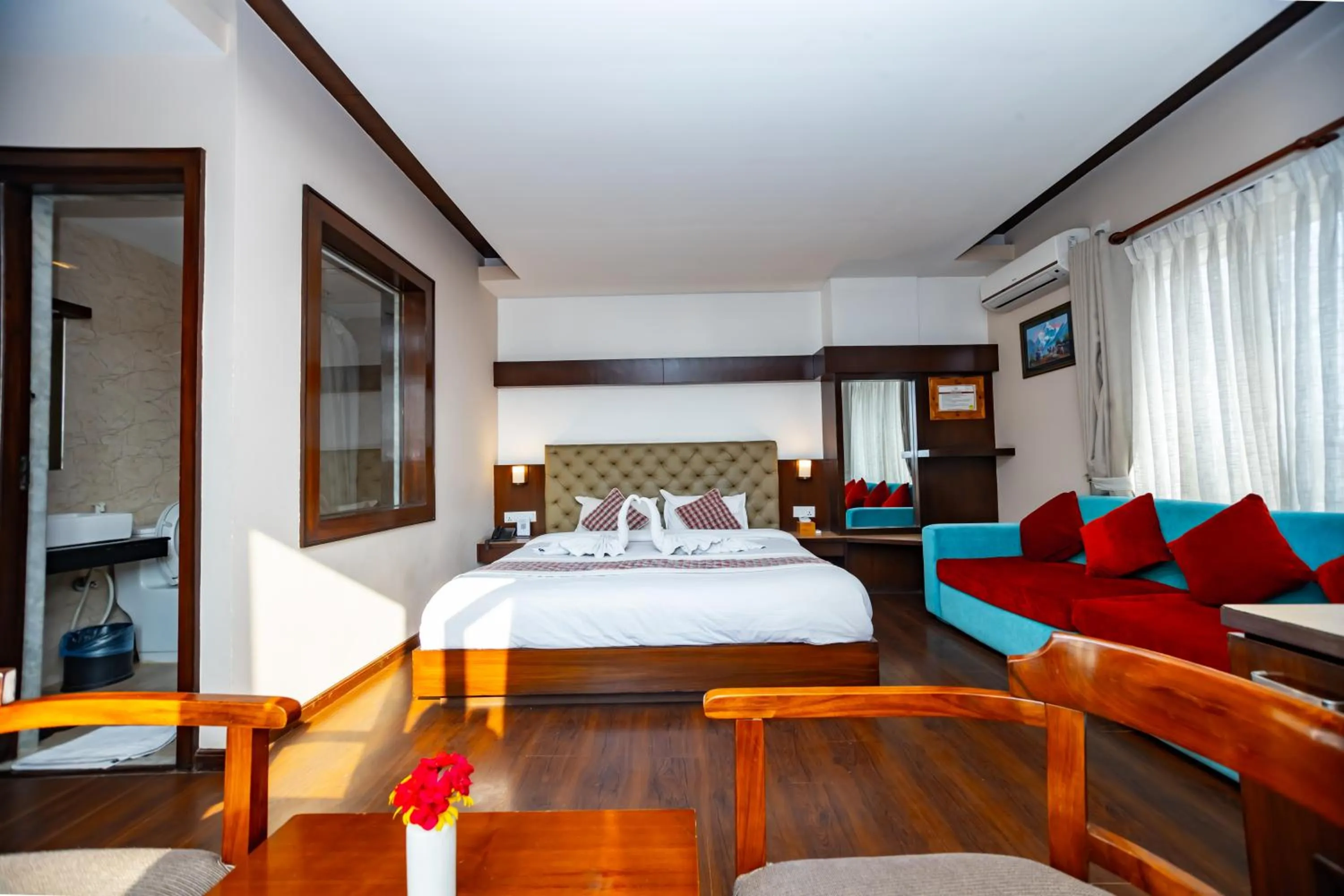 Bedroom, Bed in Kathmandu Suite Home