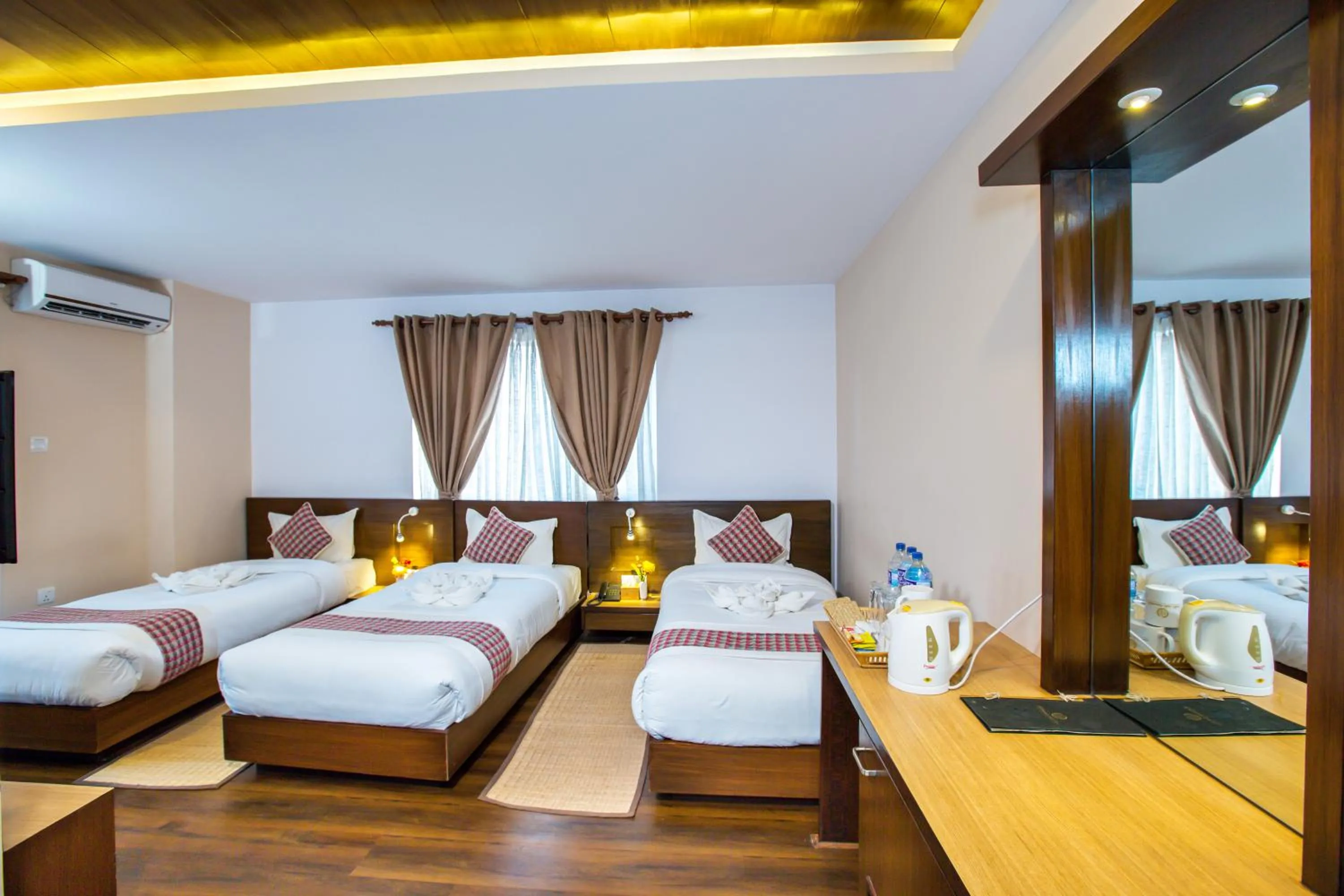 Bed in Kathmandu Suite Home