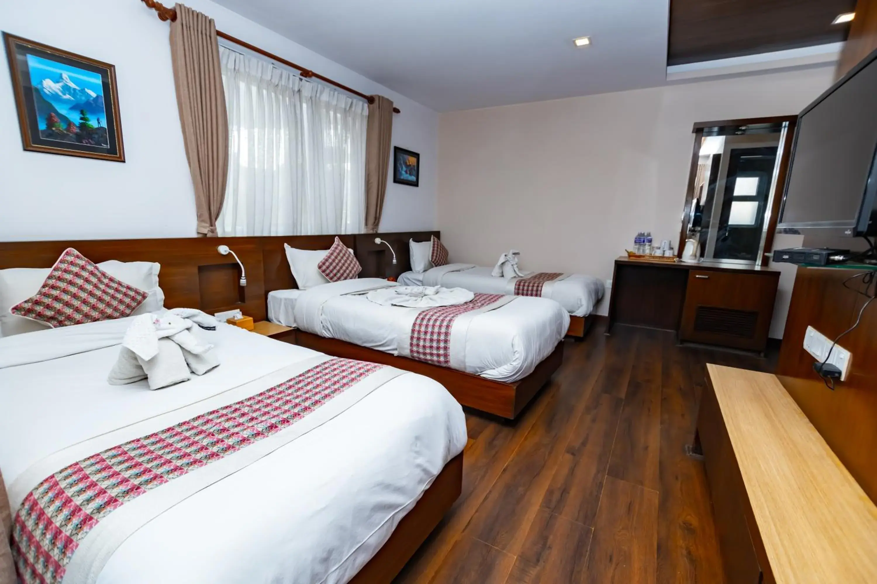 Triple Room with Balcony in Kathmandu Suite Home Triple Room with Balcony in Kathmandu Suite Home