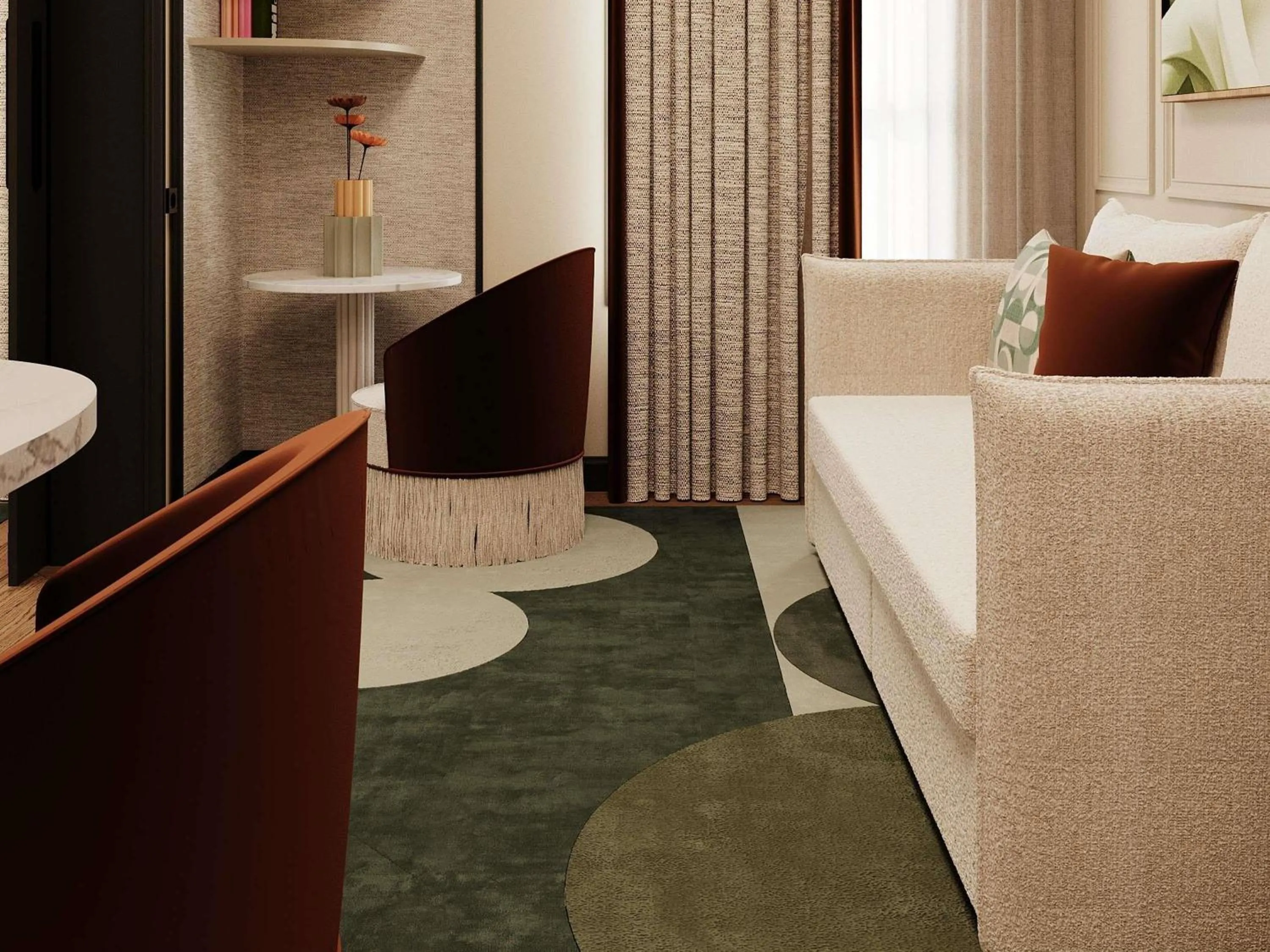 Bedroom, Bed in l'Echiquier Opéra Hotel Paris - MGallery Collection