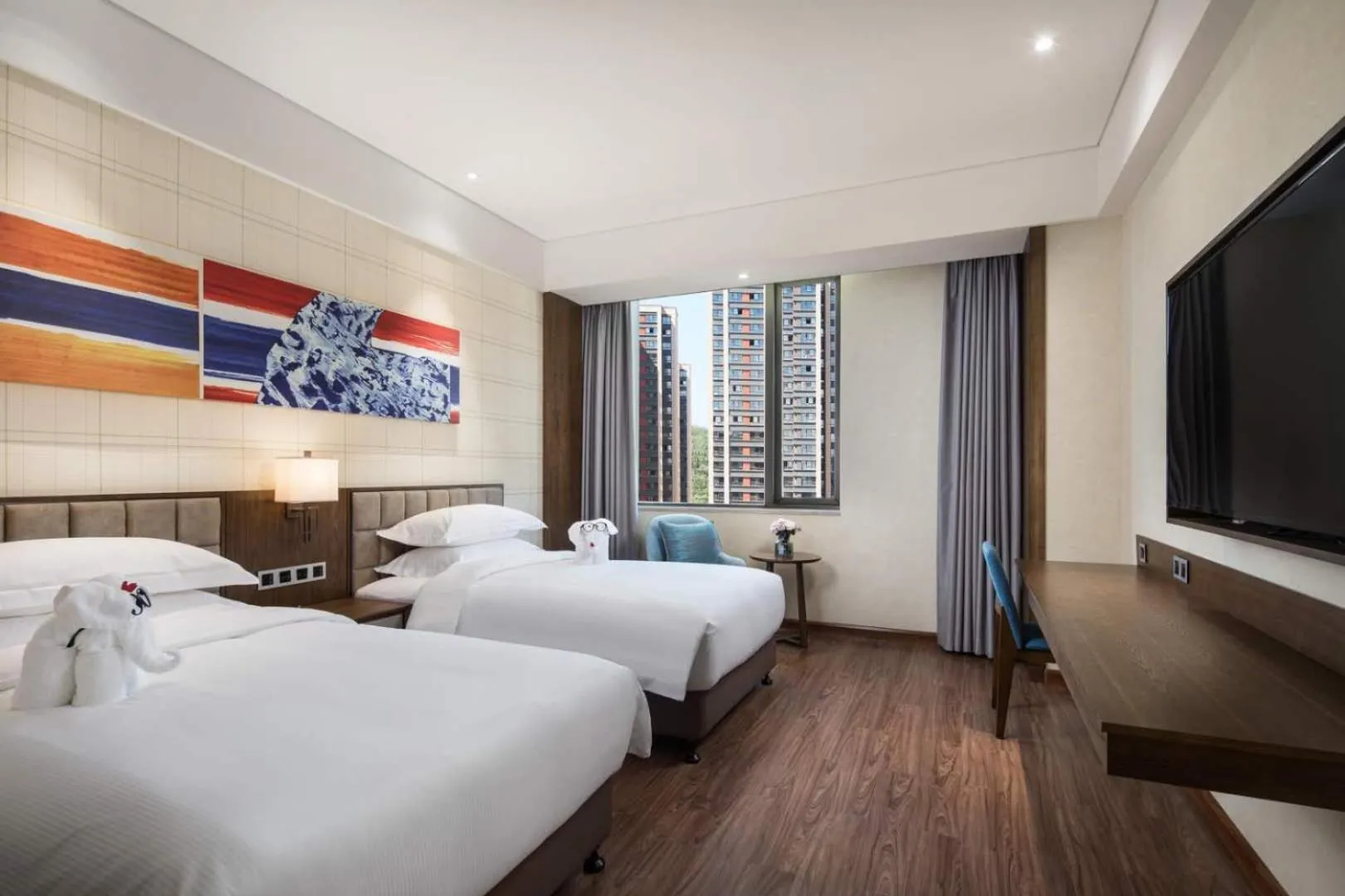 Bed in Ramada by Wyndham Baoji Jintai