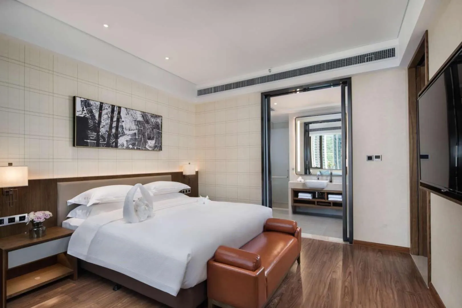 Bed in Ramada by Wyndham Baoji Jintai