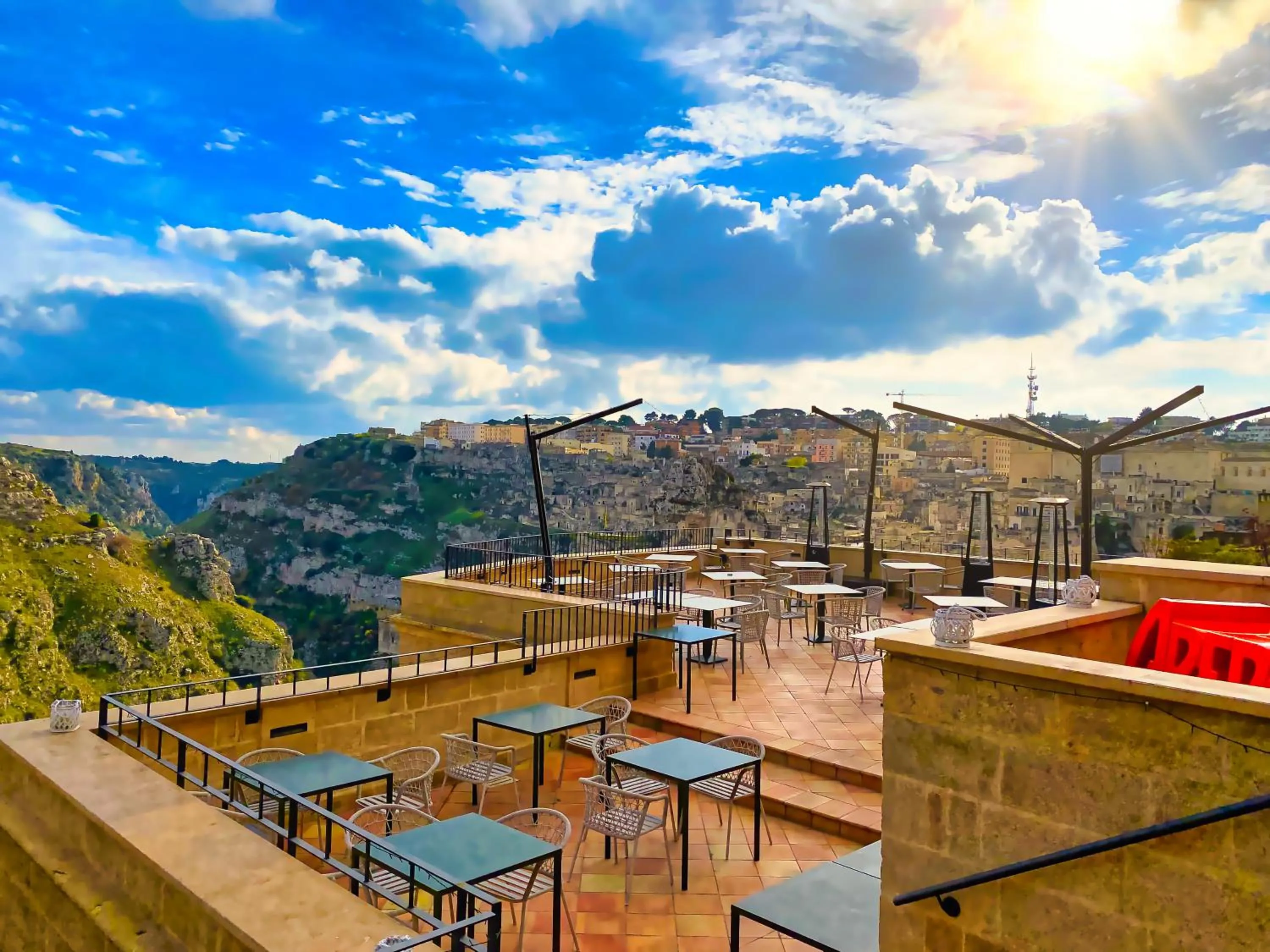 View (from property/room) in BV Quarry Matera