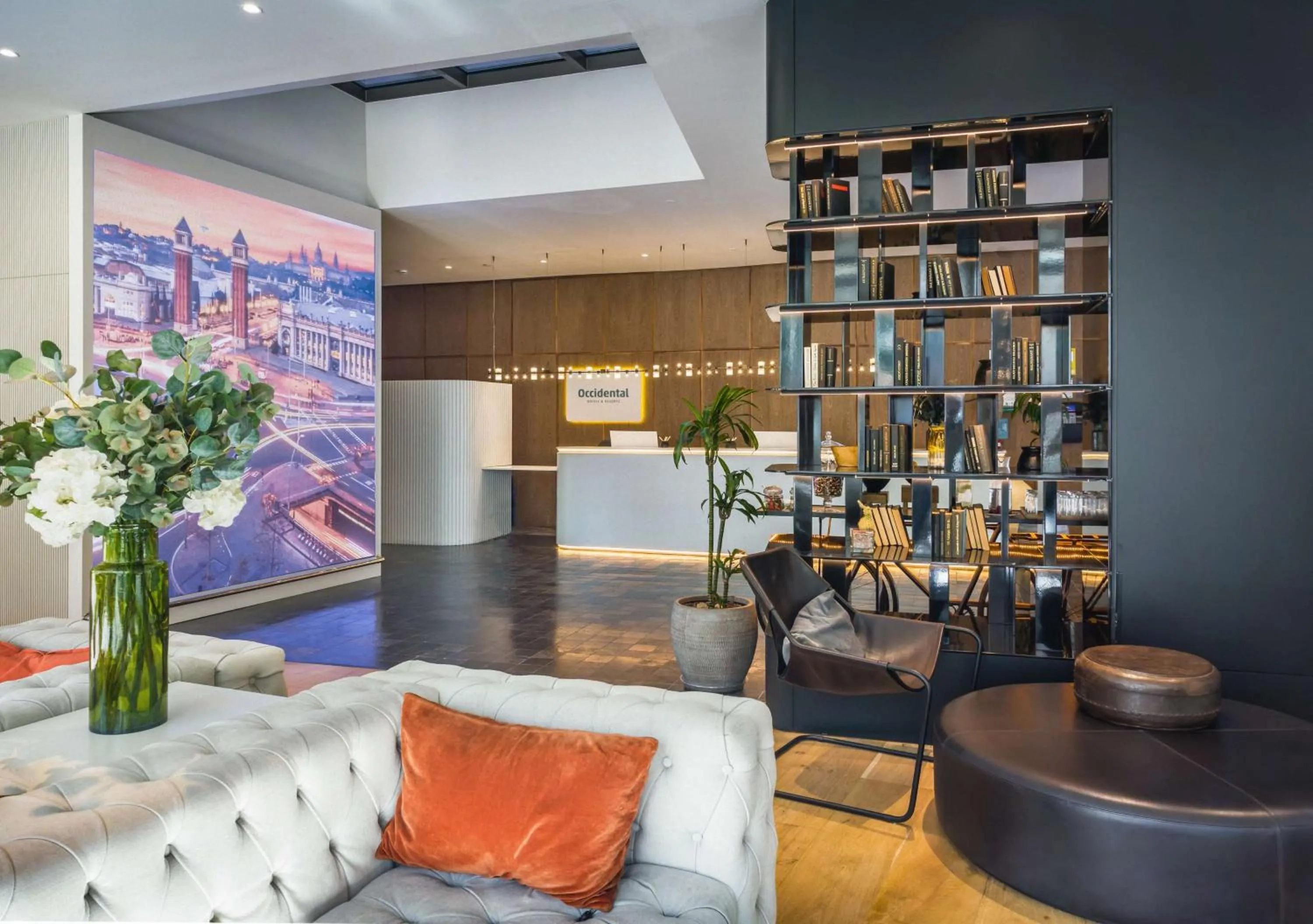 Lobby or reception in Occidental Barcelona 1929