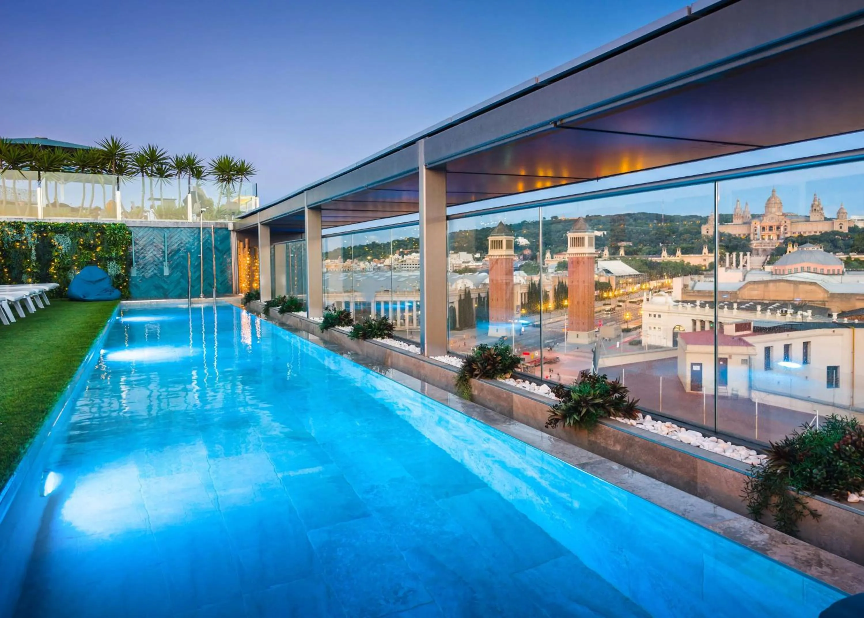 Pool view in Occidental Barcelona 1929