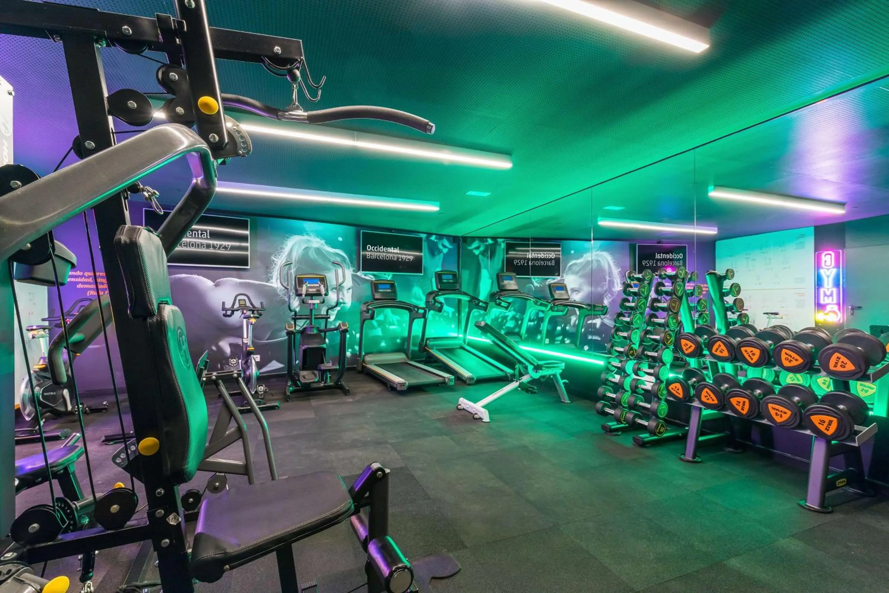 Fitness centre/facilities in Occidental Barcelona 1929