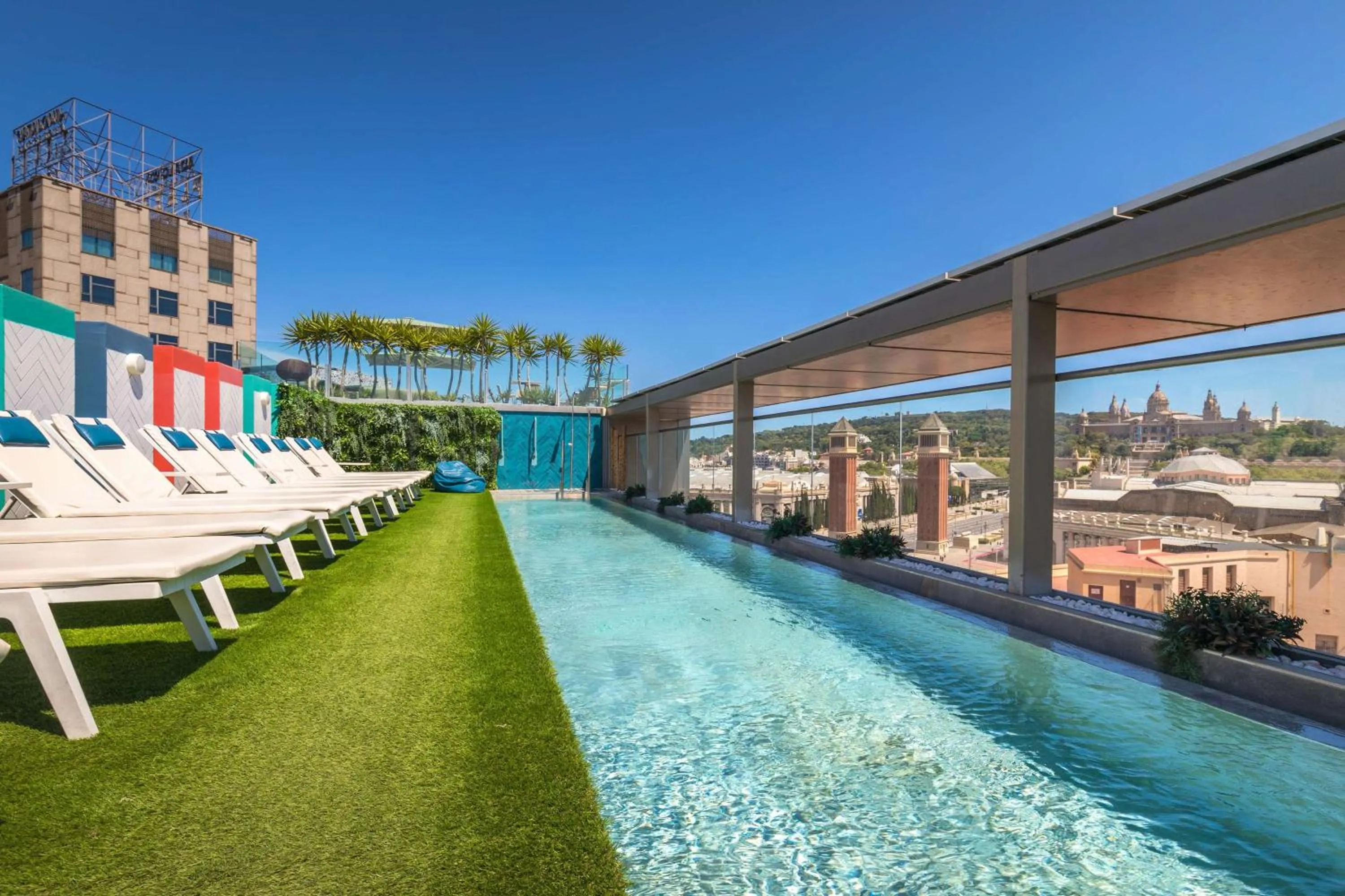 Pool view in Occidental Barcelona 1929