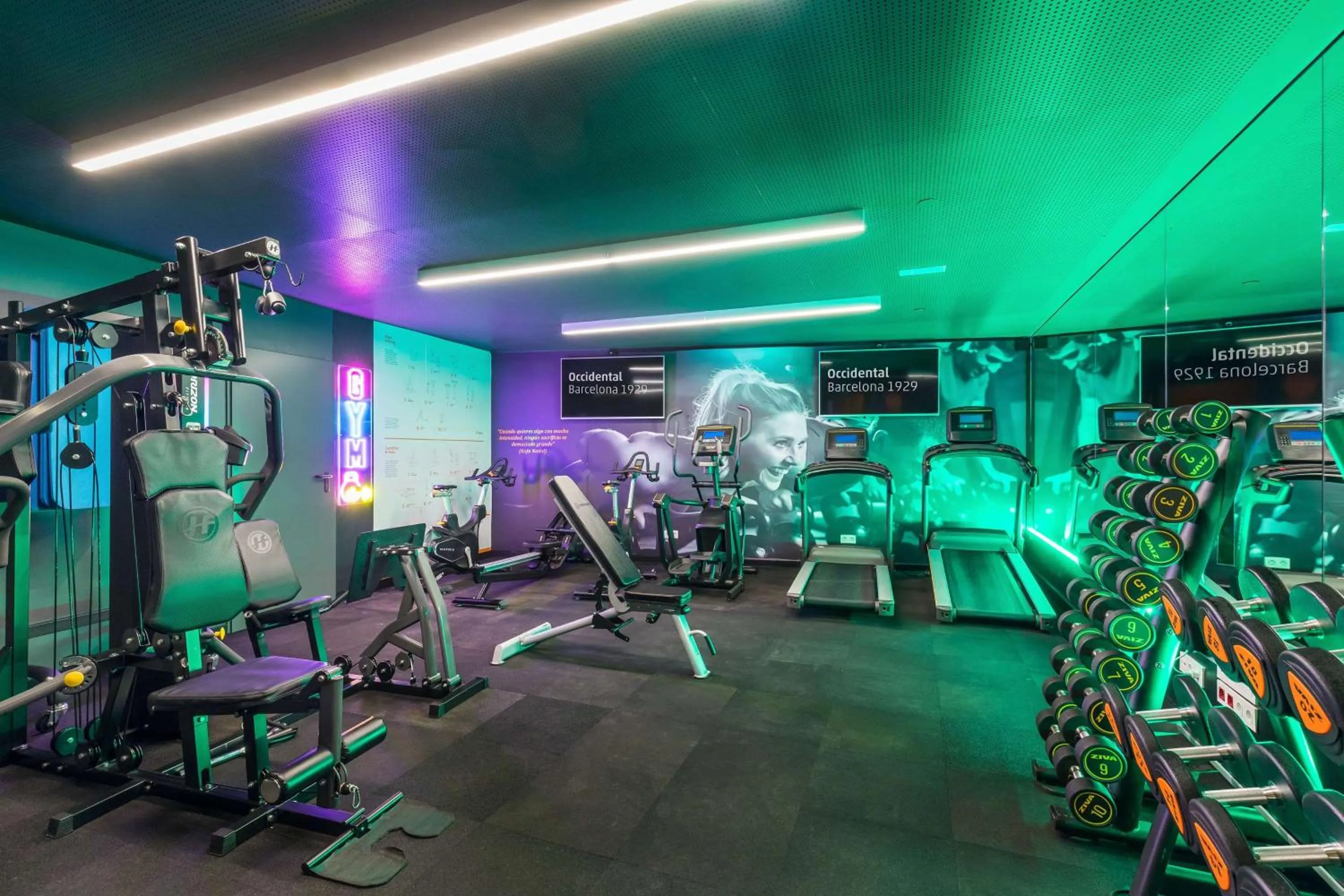 Fitness centre/facilities in Occidental Barcelona 1929