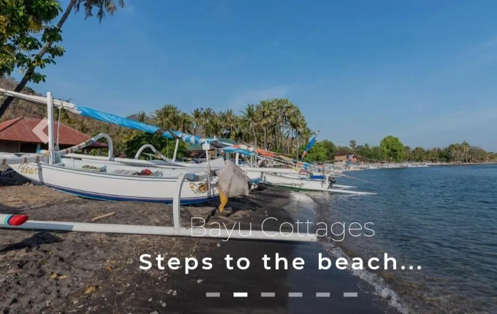 Beach in Bayu Cottages