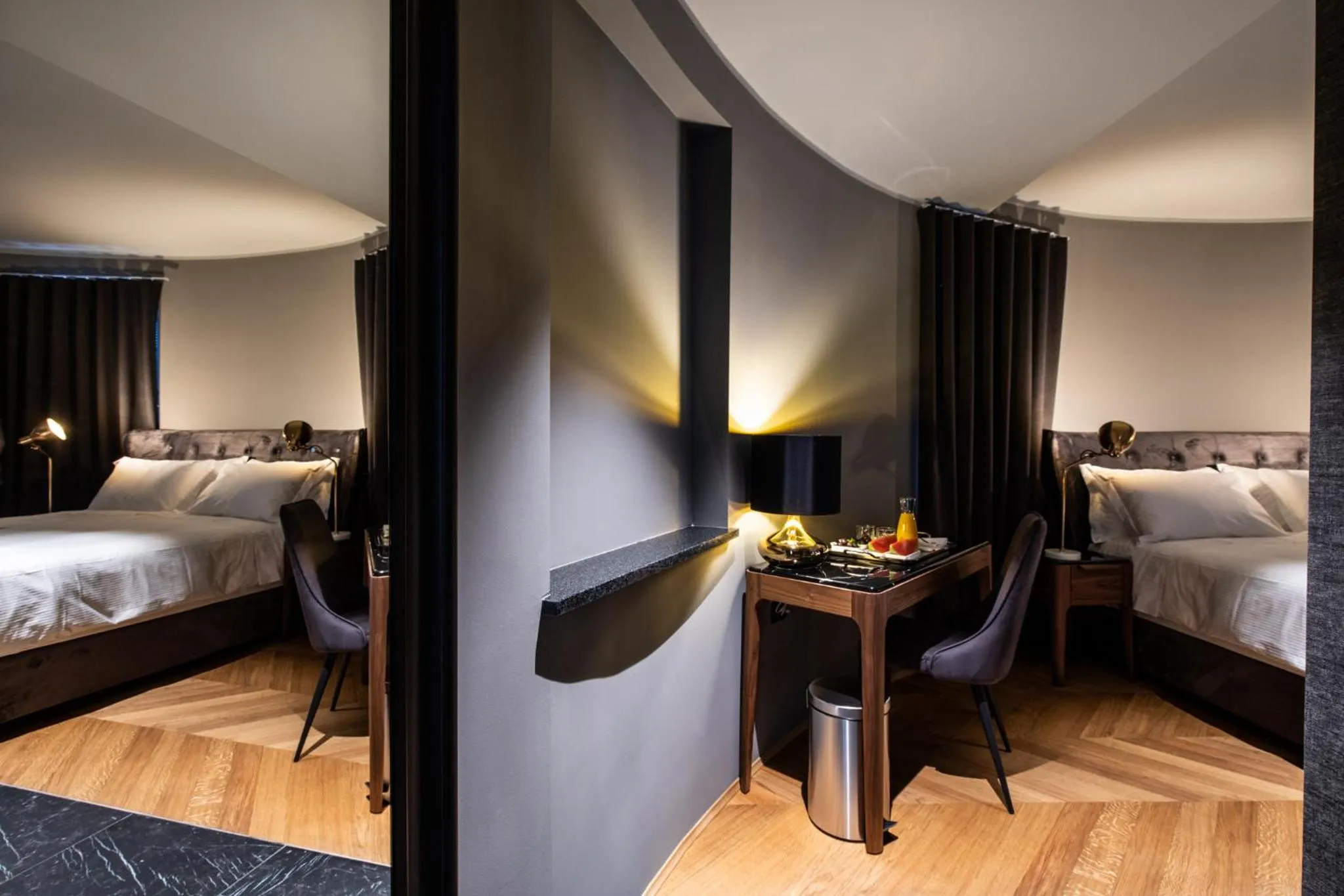 Communal lounge/ TV room, Bed in DAM boutique hotel & restaurant