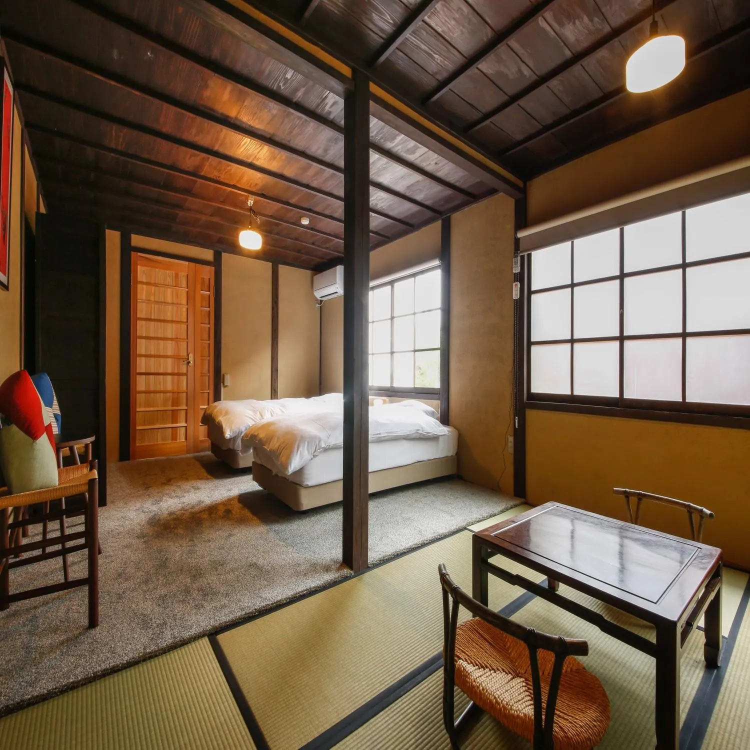 Bed in Kariya Ryokan Q