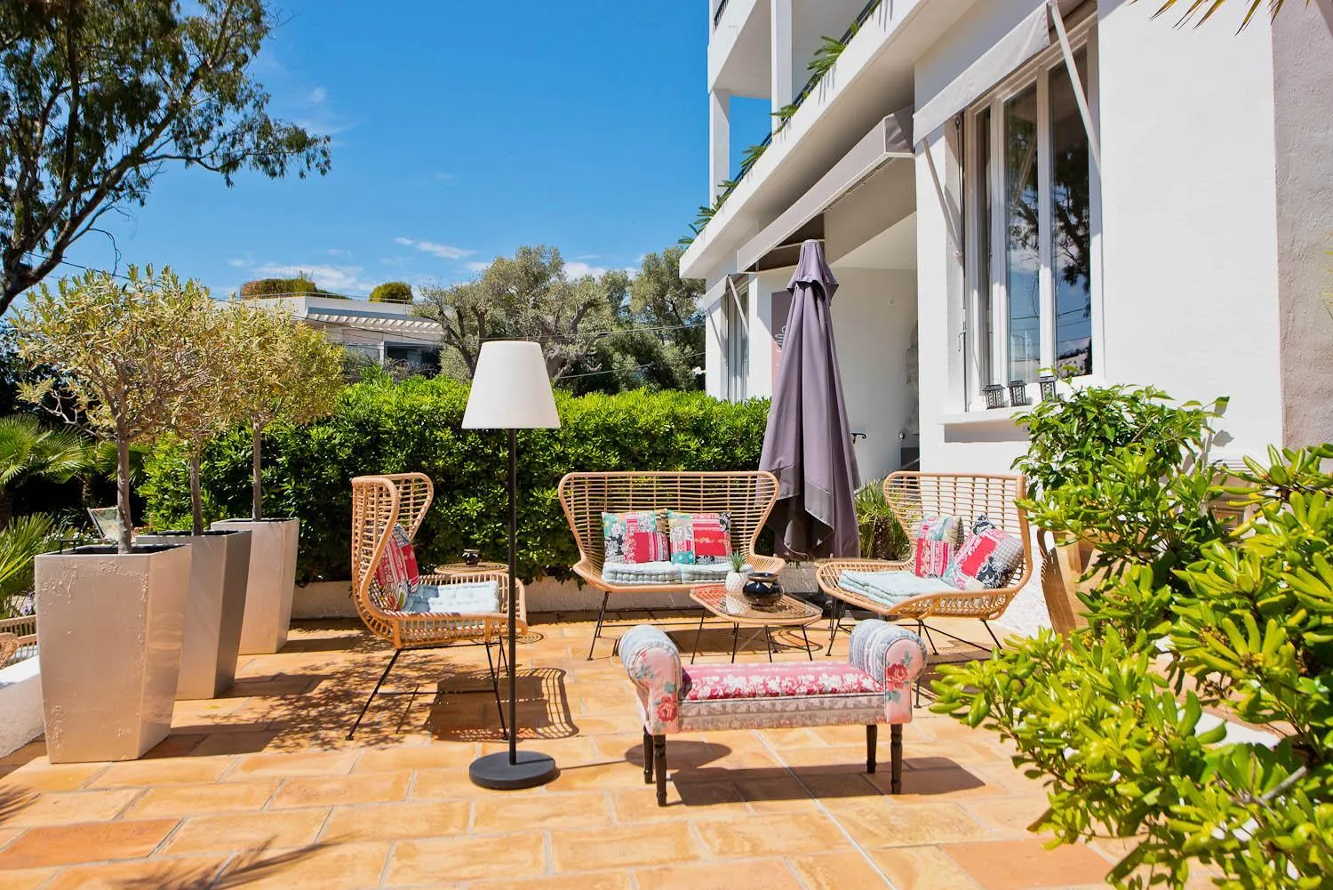 Balcony/Terrace in Hôtel La Villa Cap d’Antibes