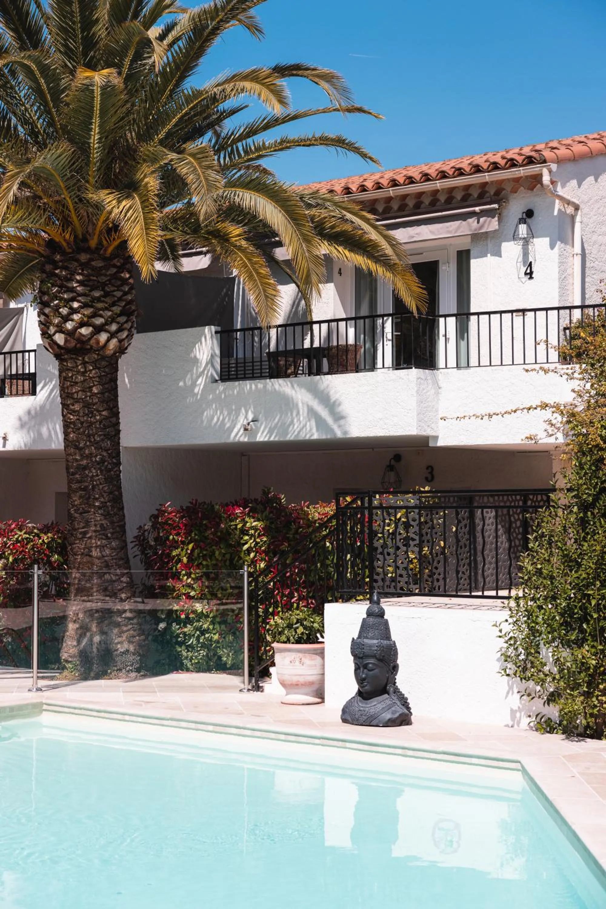Bedroom in Hôtel La Villa Cap d’Antibes