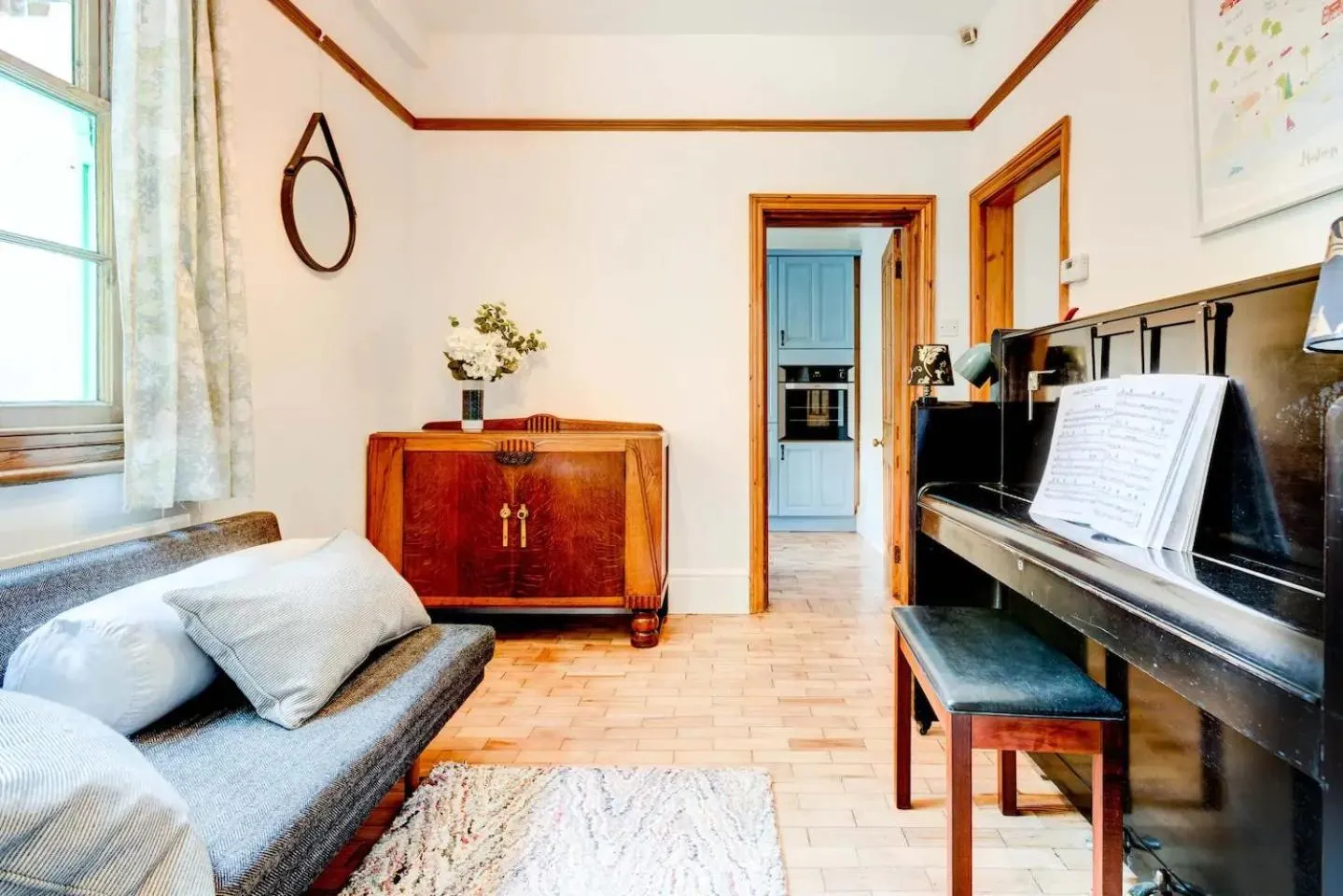 Seating area in The Writers Retreat- Hastings