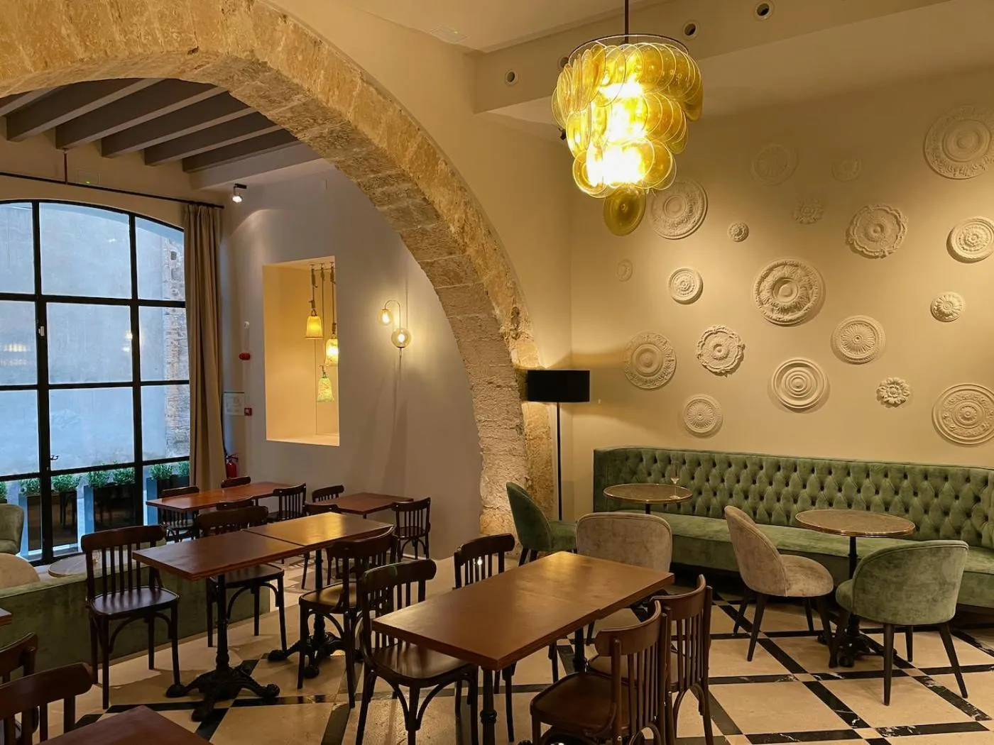 Dining area in Hotel Basilica