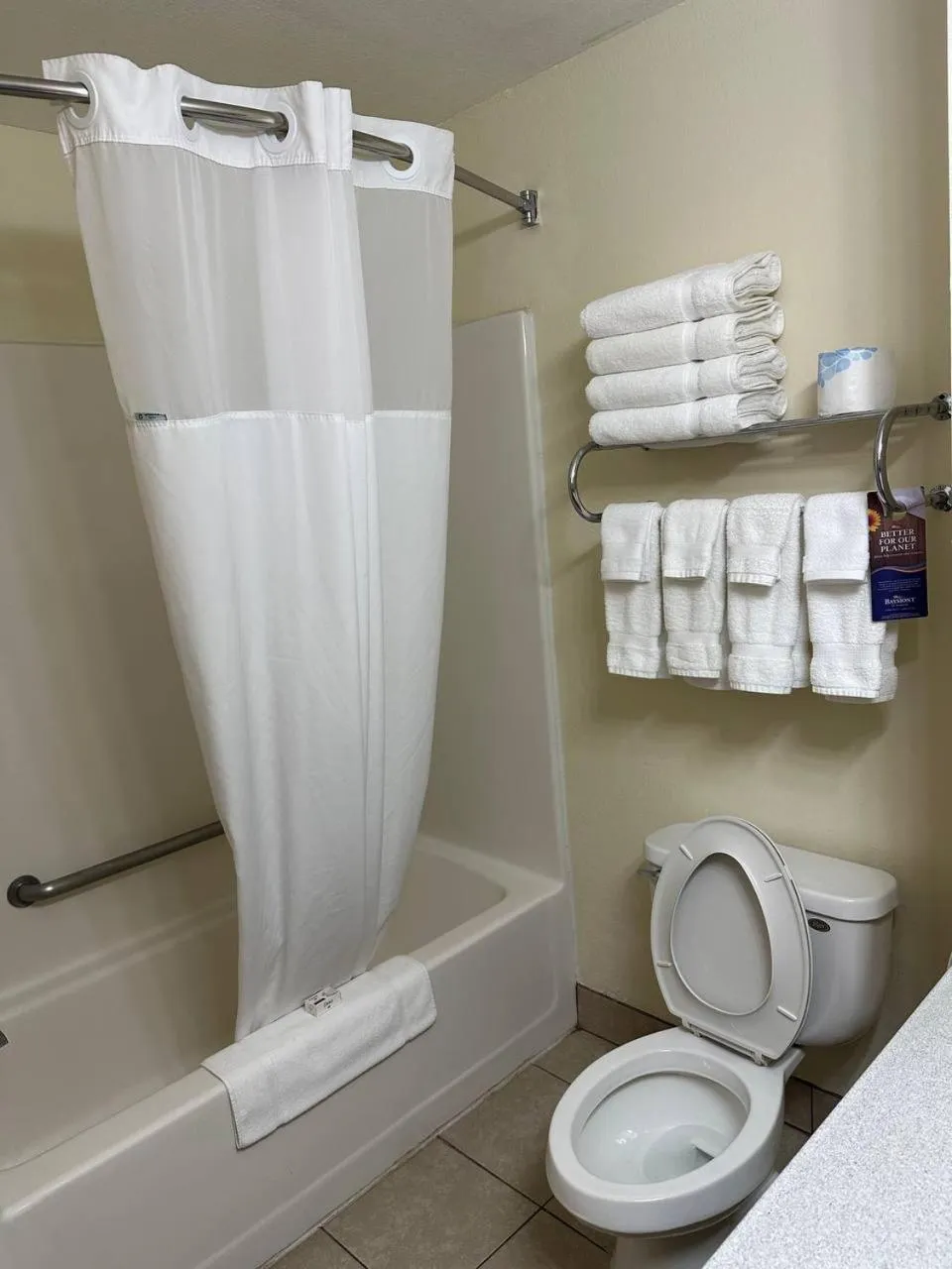 Shower in Baymont by Wyndham Lawrenceburg