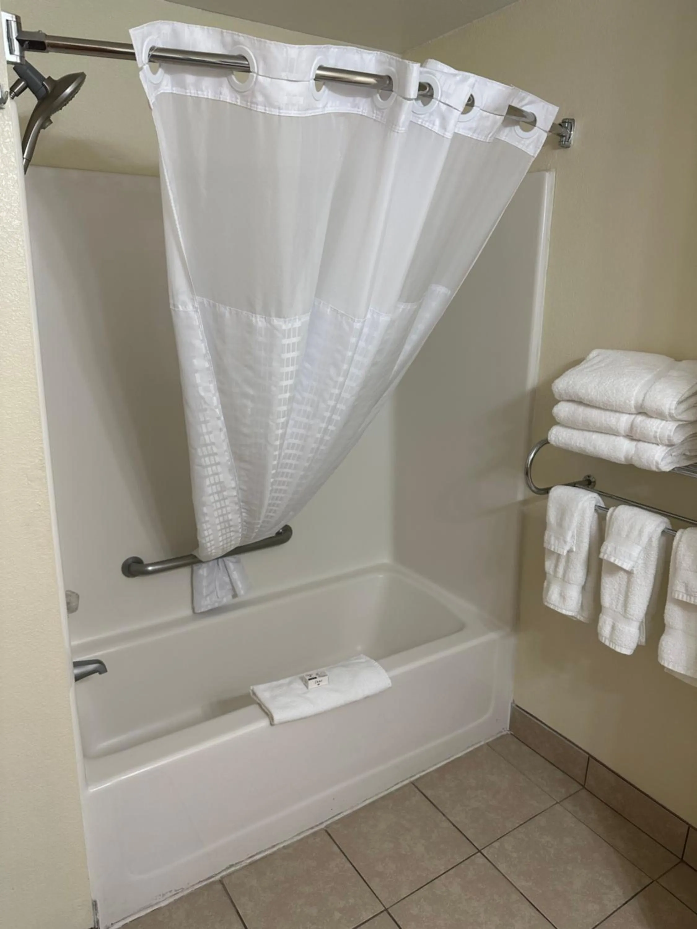 Shower in Baymont by Wyndham Lawrenceburg