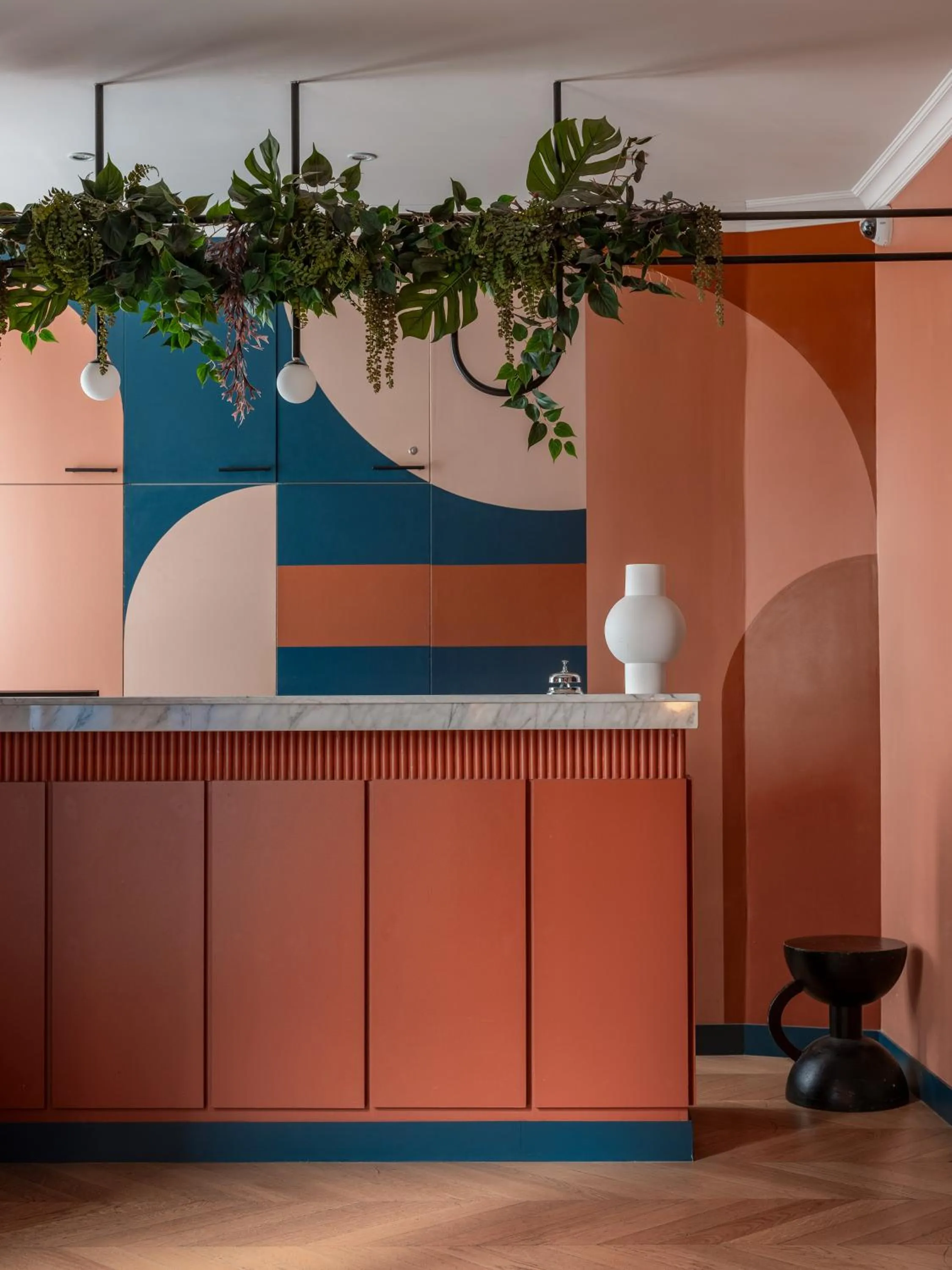 Lobby or reception in Hôtel Biskui