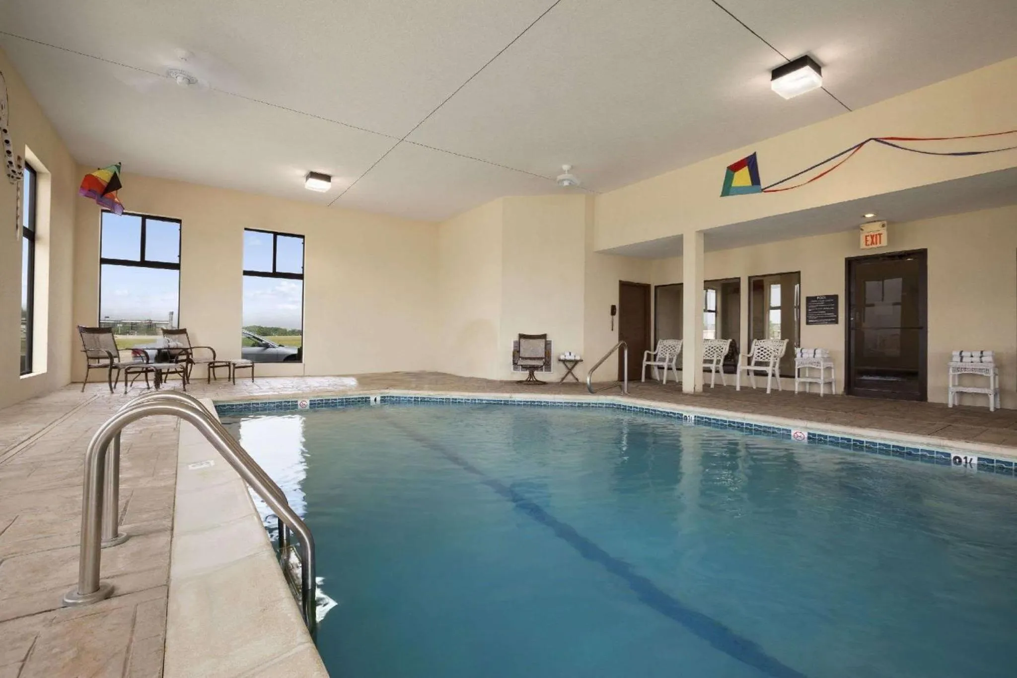 Swimming pool in Super 8 by Wyndham Perryville