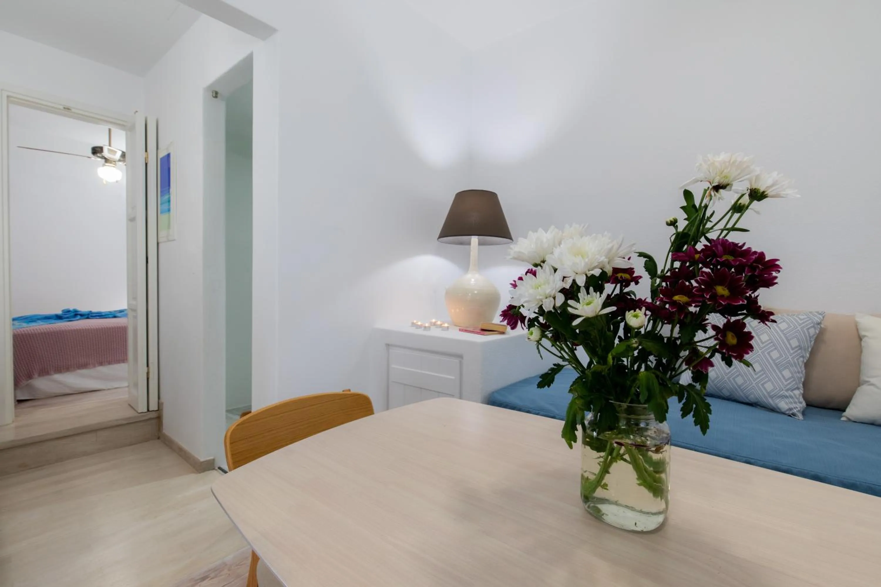 Spring, Bed in Arco Naxos Luxury Apartments