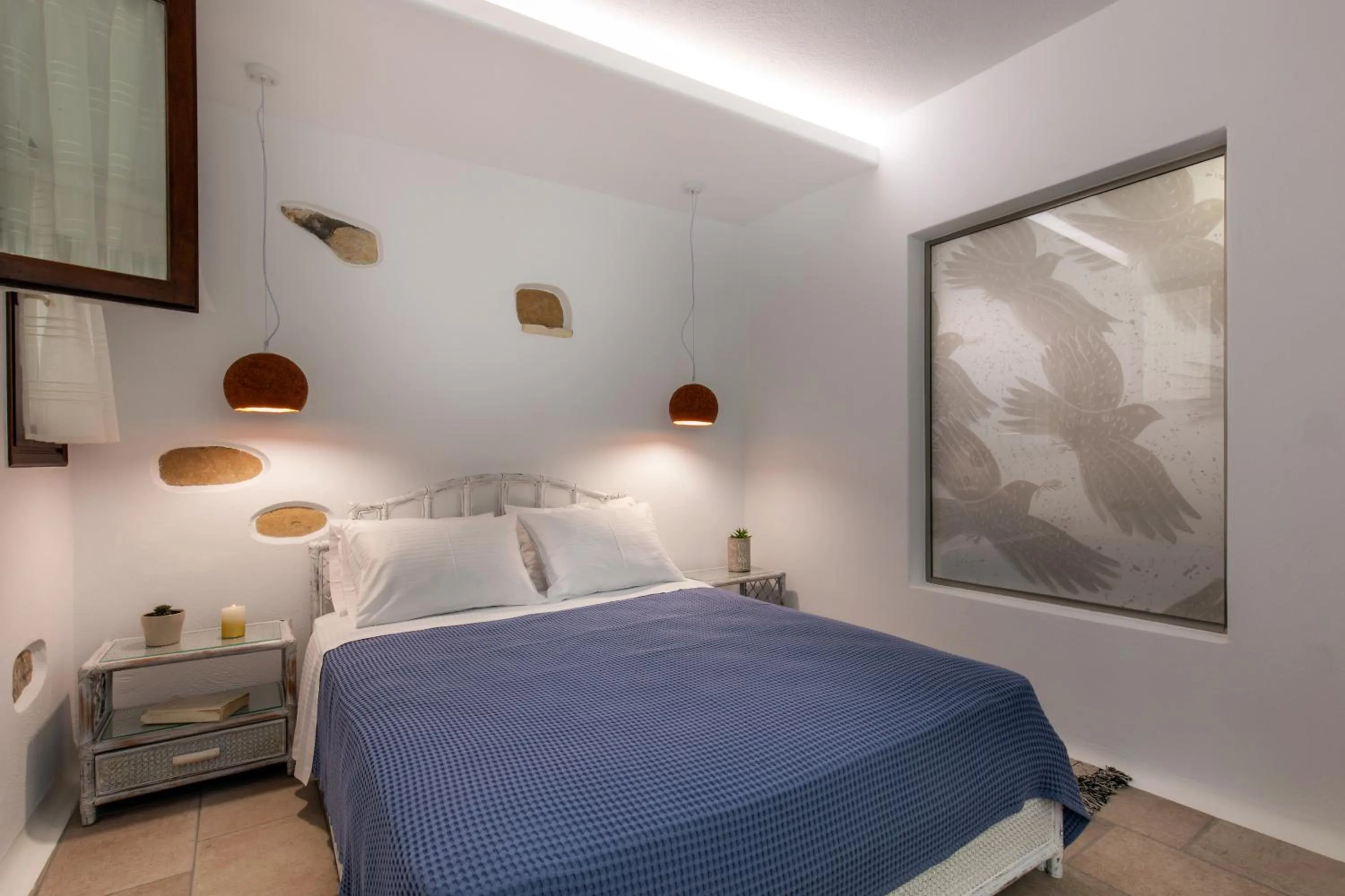 Spring, Bed in Arco Naxos Luxury Apartments
