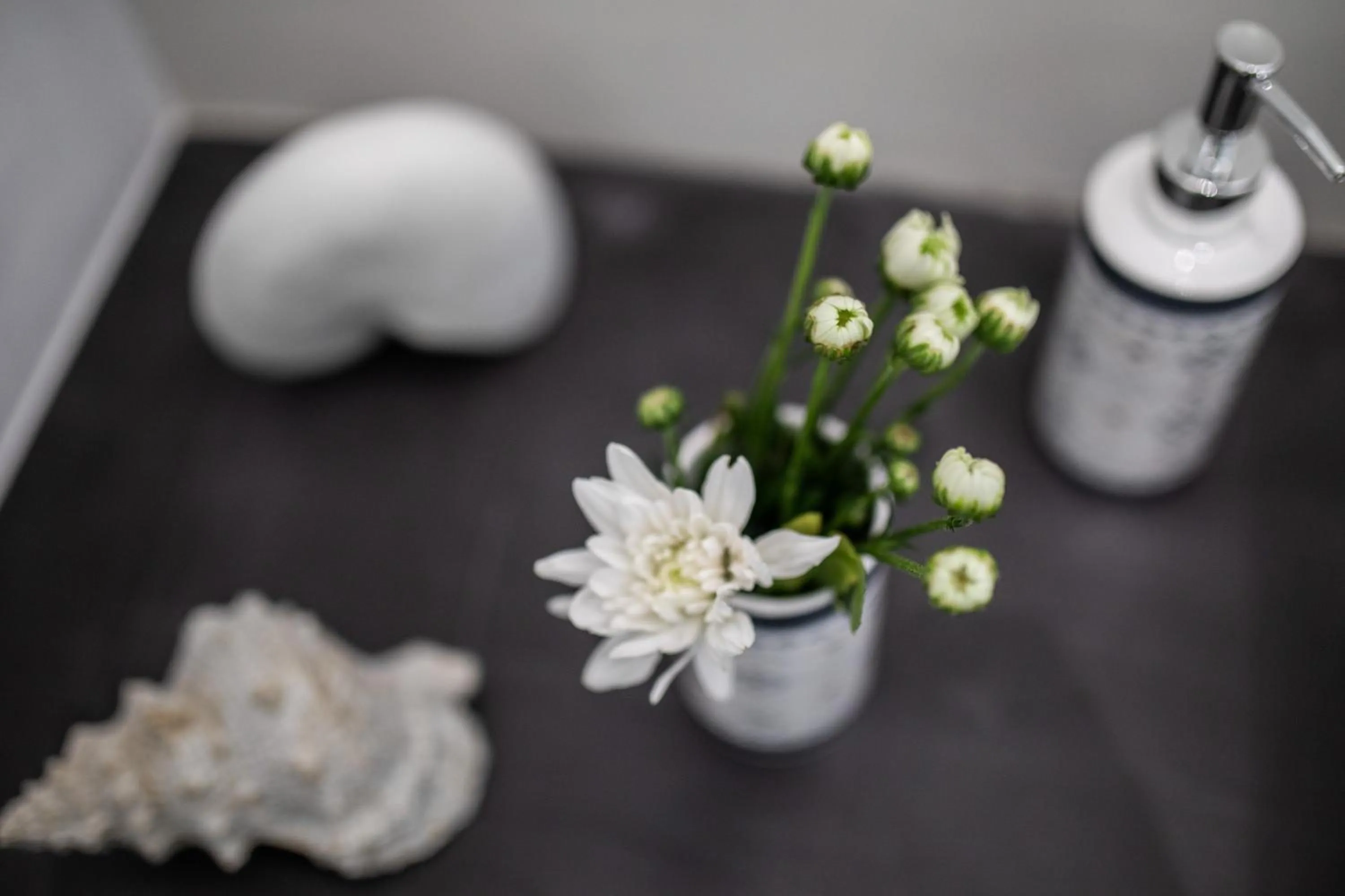 Shower in Arco Naxos Luxury Apartments