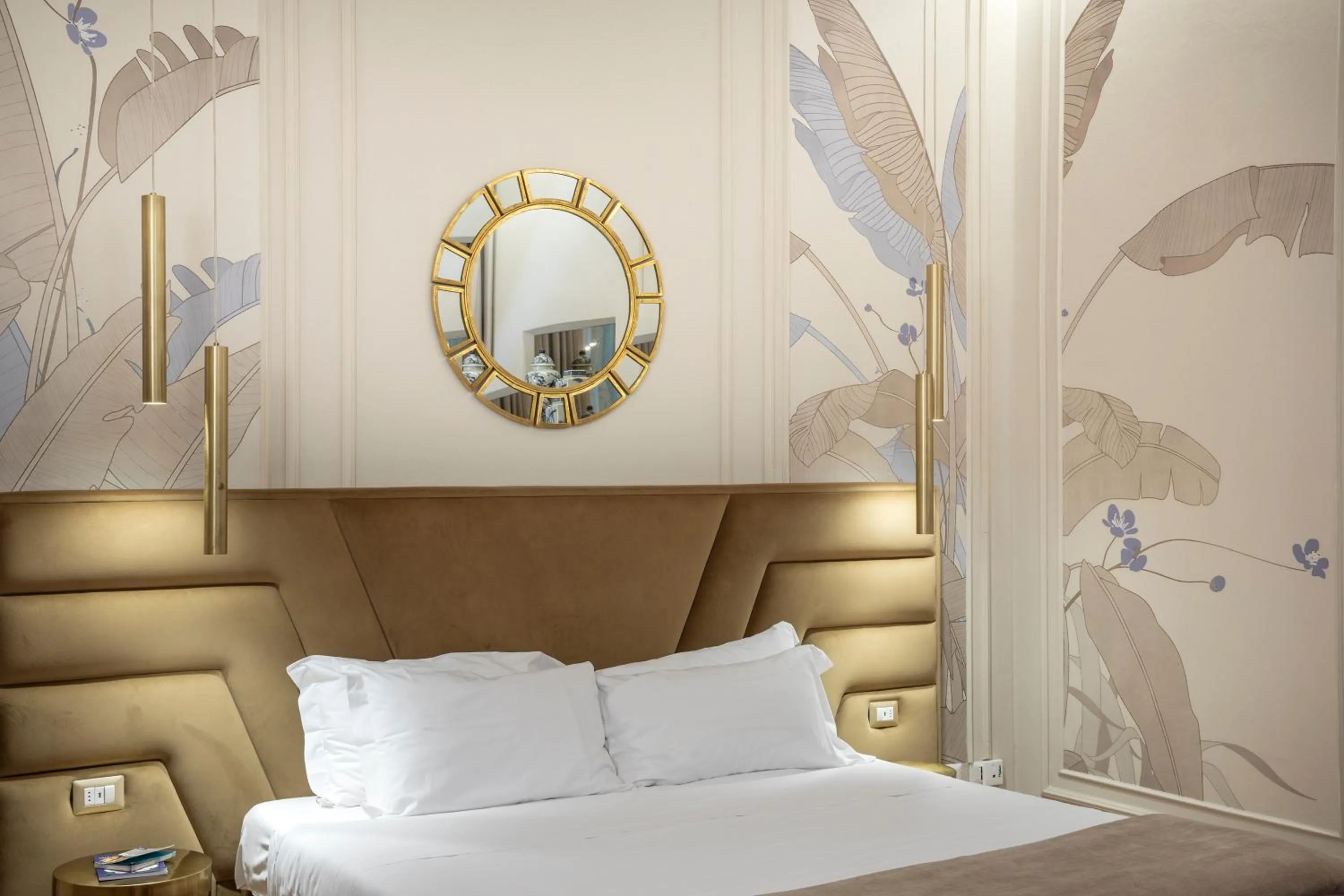 Bed in Ricasoli Garden Relais