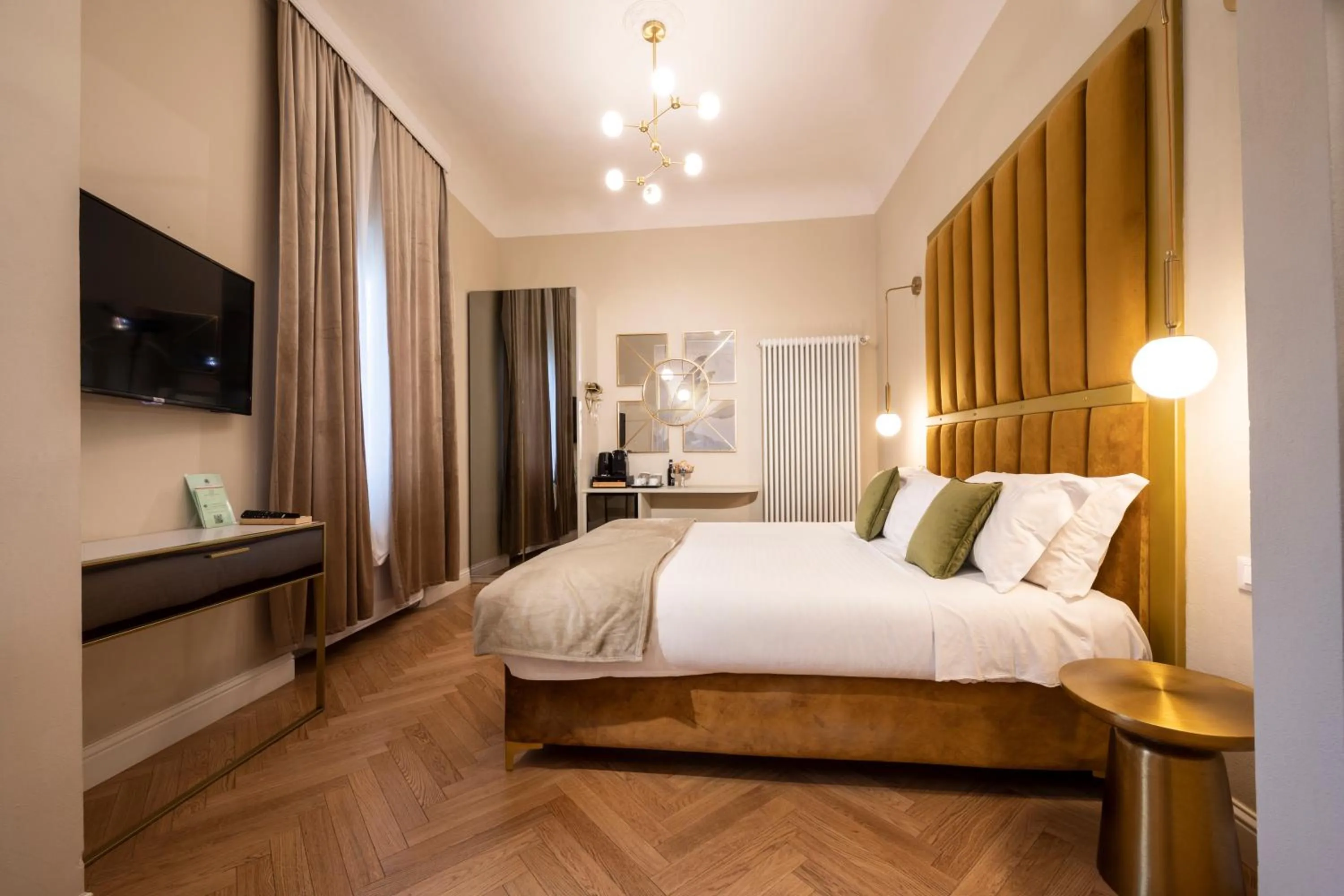 Bed in Ricasoli Garden Relais