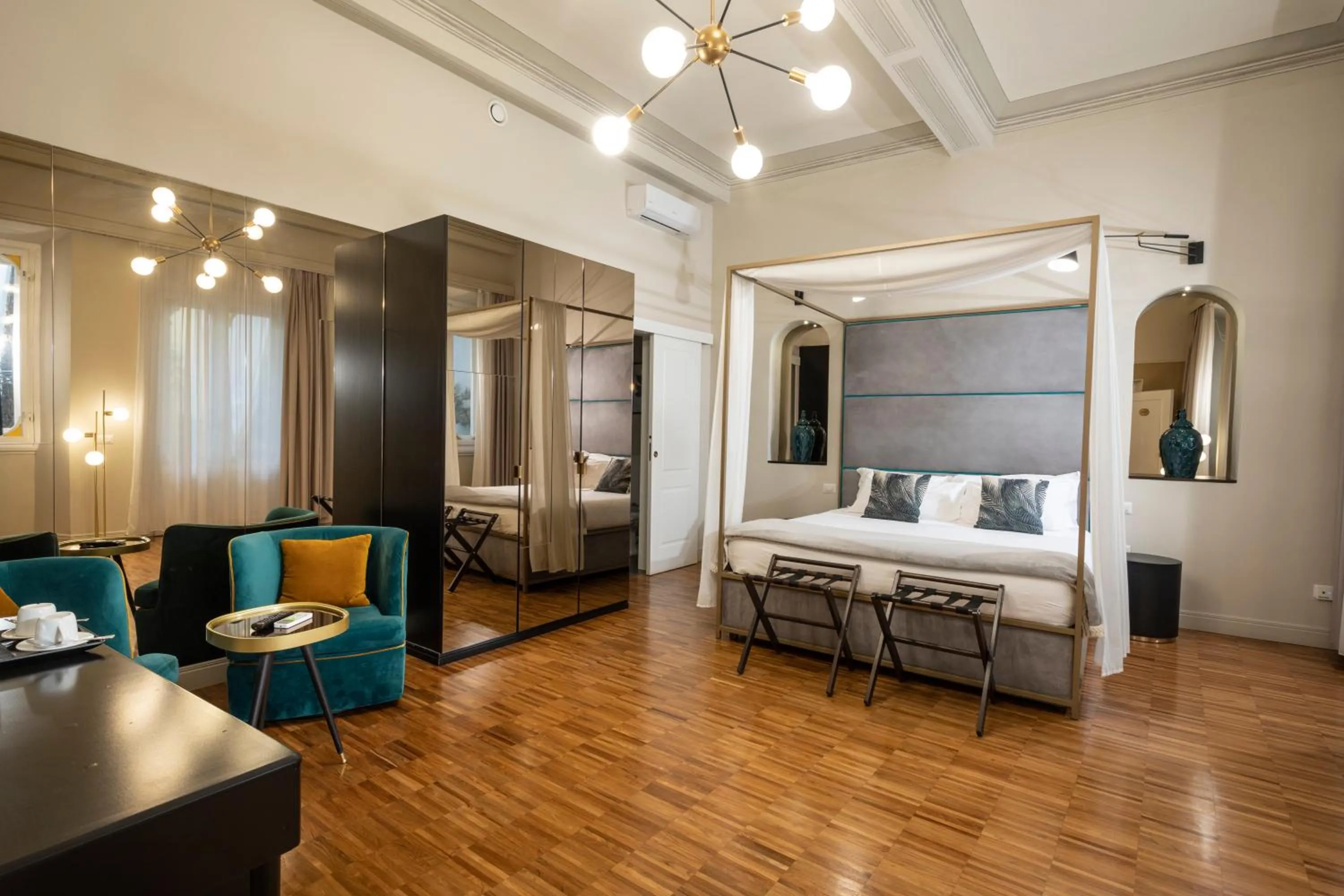 Bed in Ricasoli Garden Relais