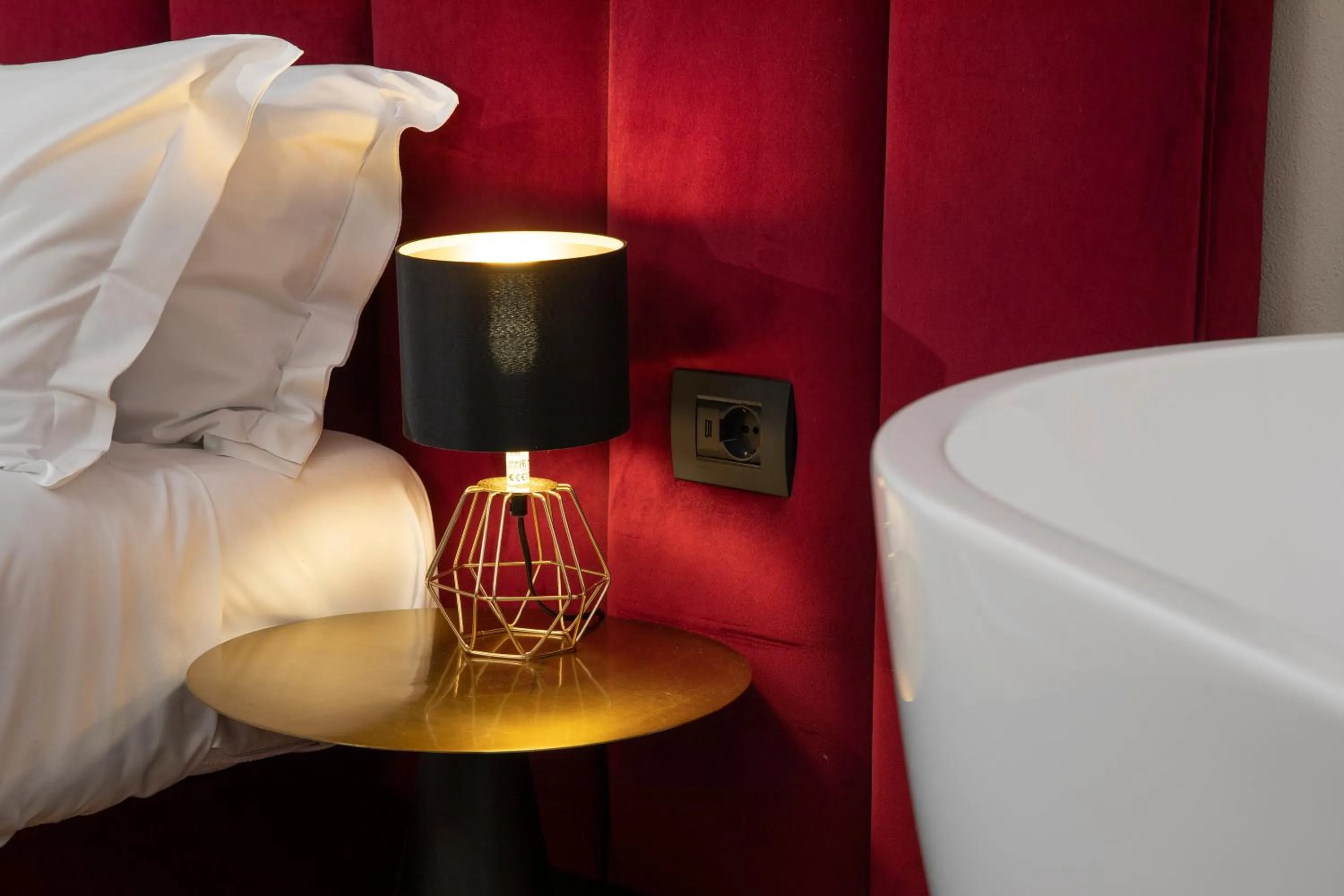 Bed in Ricasoli Garden Relais