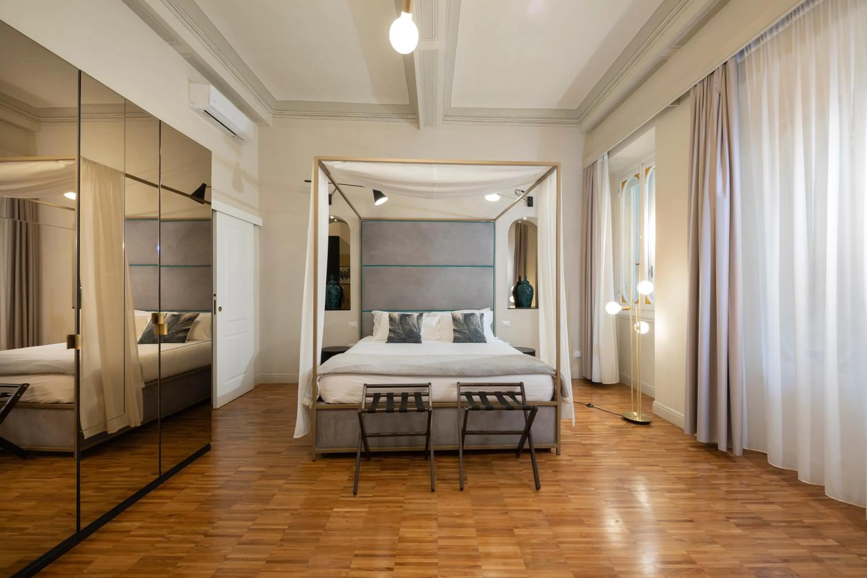 Bed in Ricasoli Garden Relais