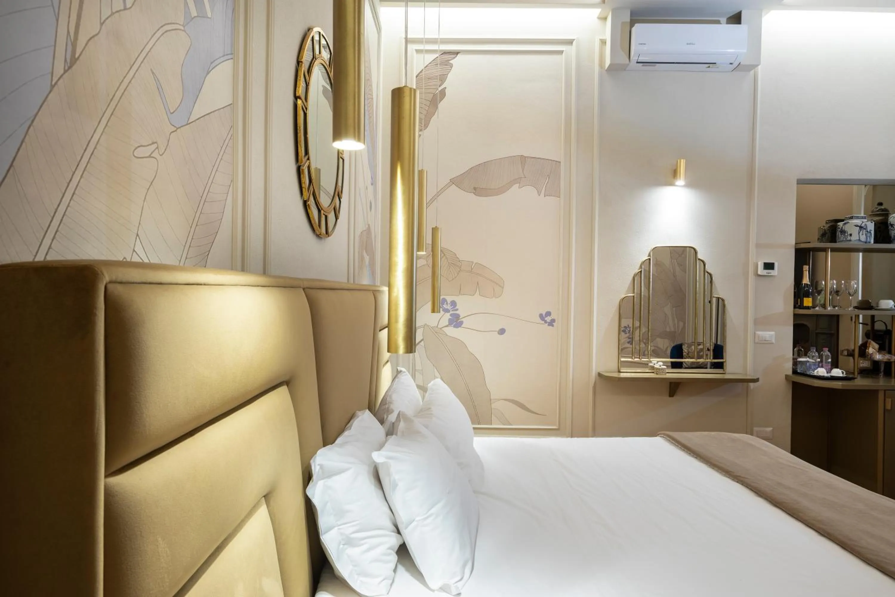 Bed in Ricasoli Garden Relais