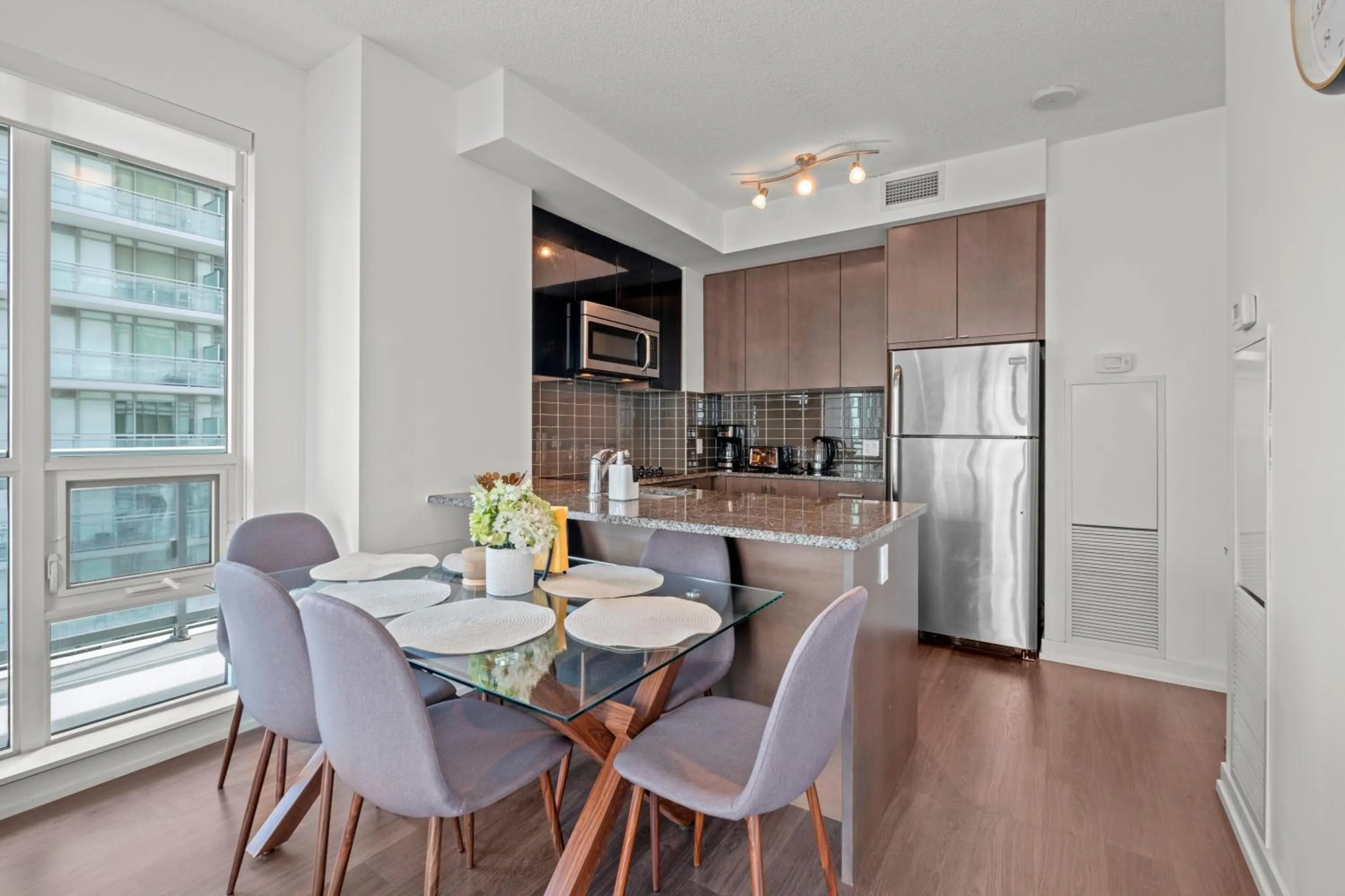 Kitchen or kitchenette in Modern Lillian St Apartments by GLOBALSTAY