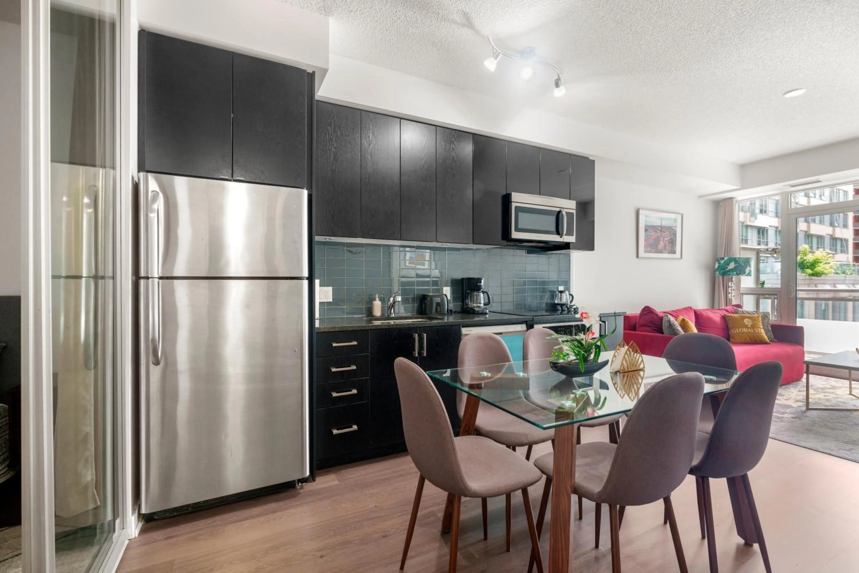 Kitchen or kitchenette in Modern Lillian St Apartments by GLOBALSTAY
