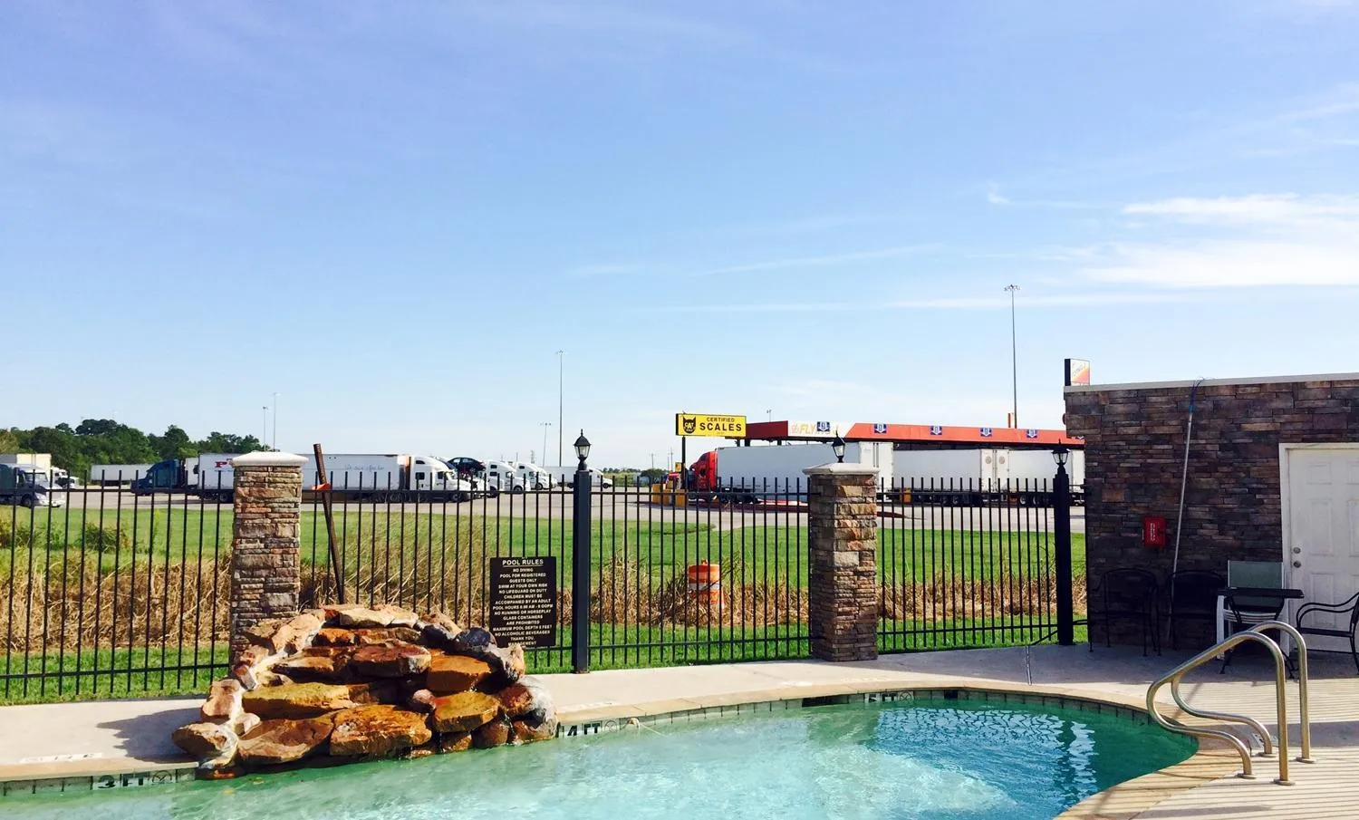 Swimming pool in Studio 6-Orange, TX