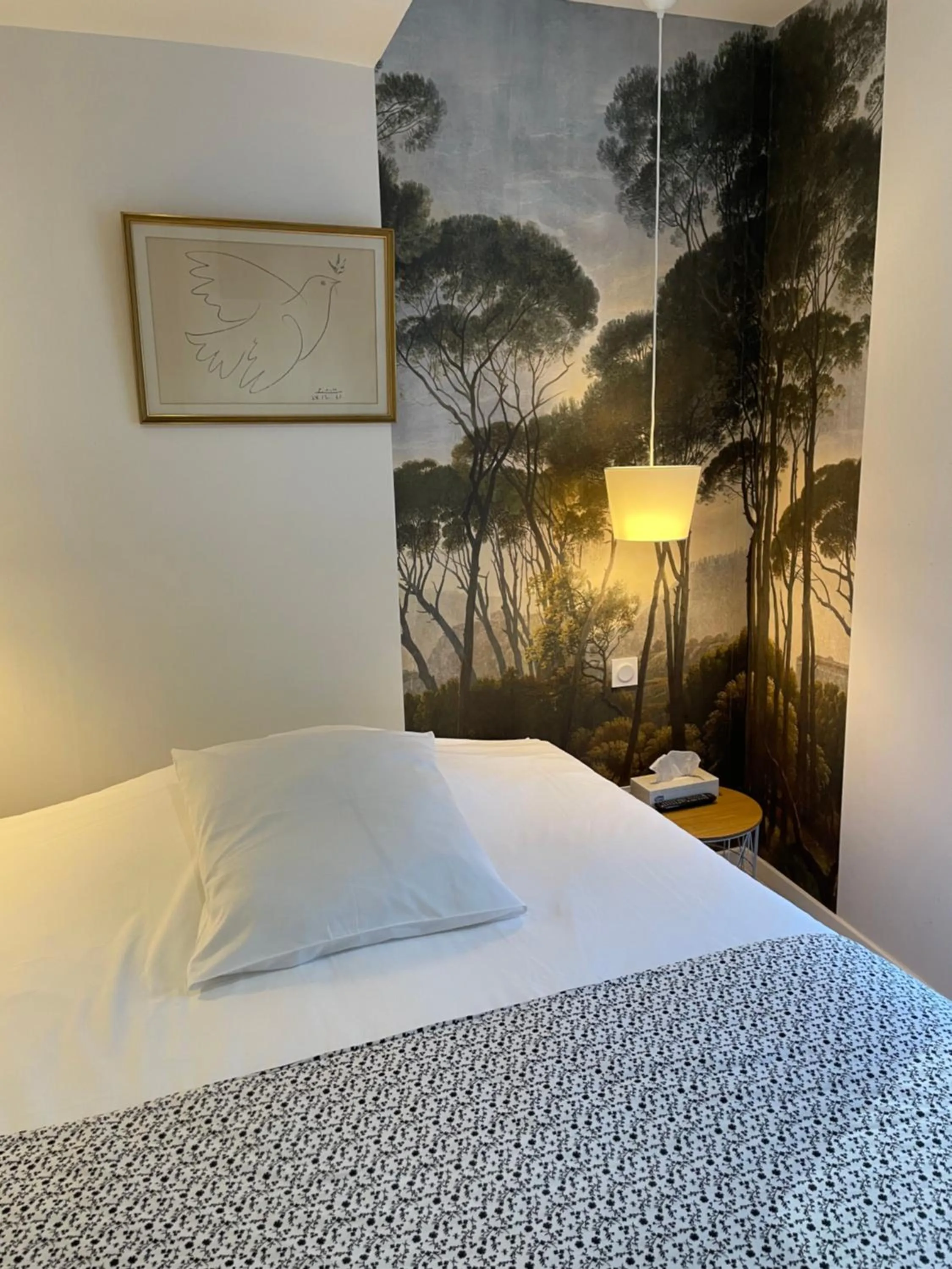 Bed in Hotel De Ma Tante