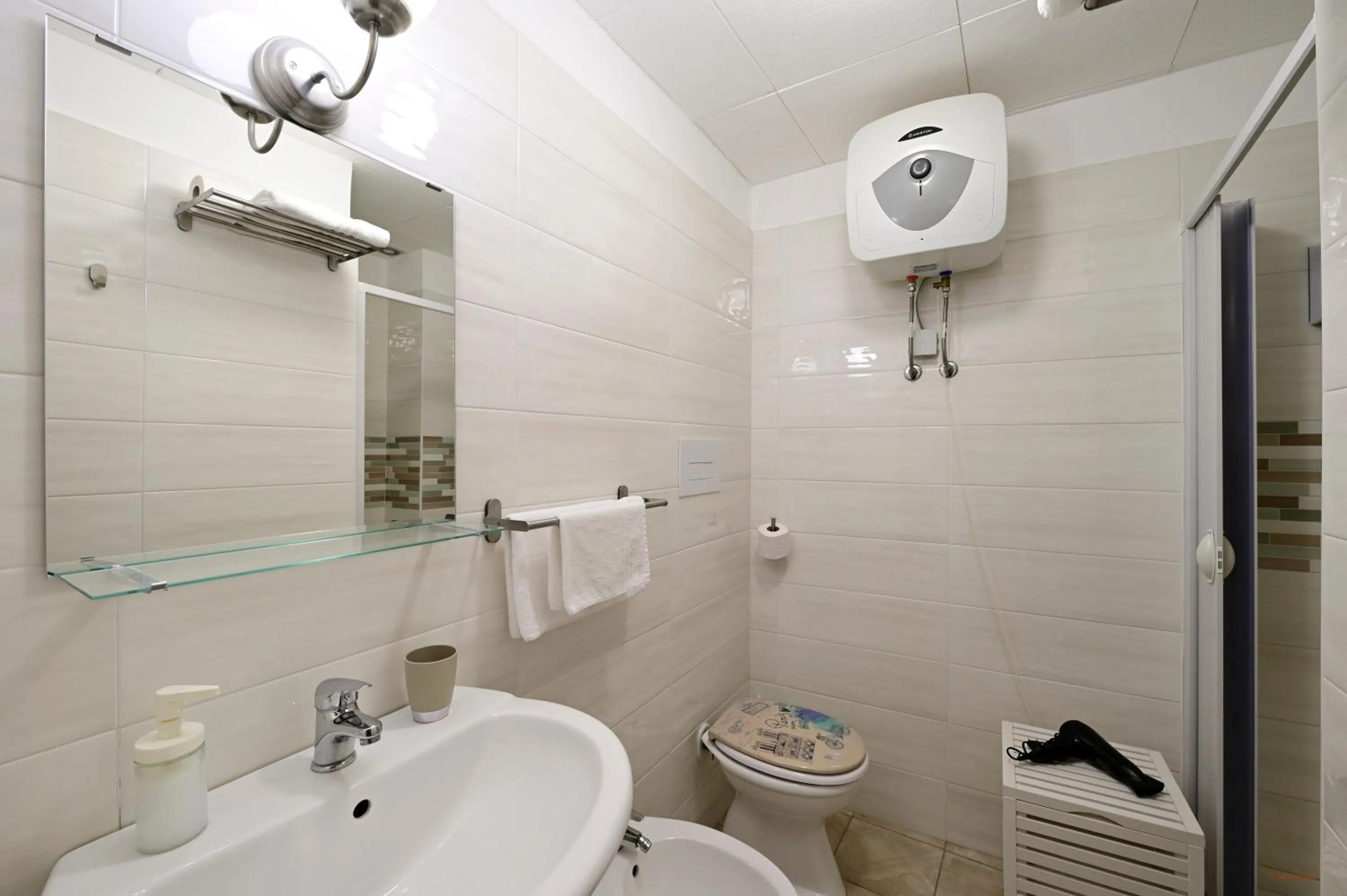 Bathroom in Il Cavalliere Bed & breakfast