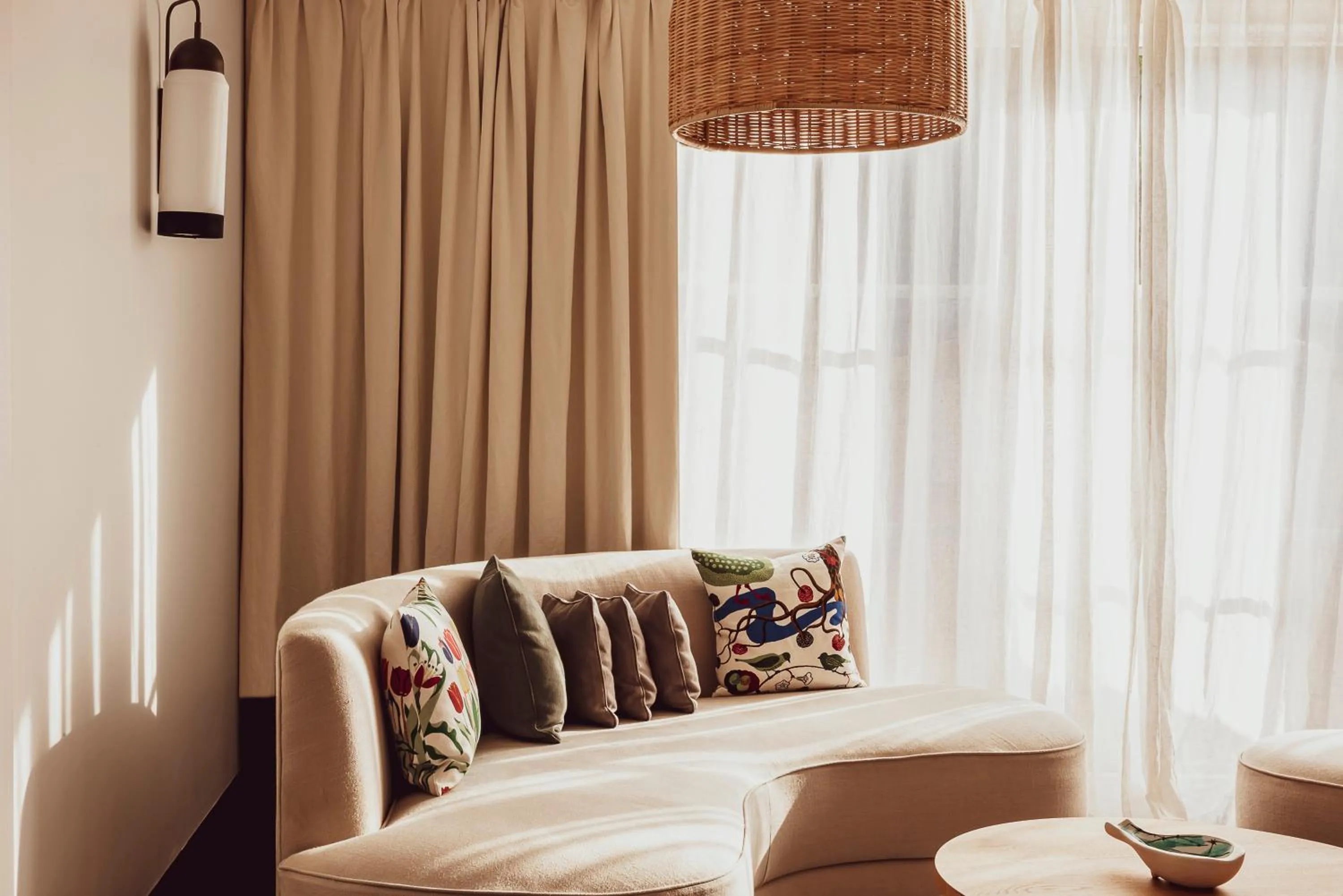 Seating area in Hotel Lou Pinet