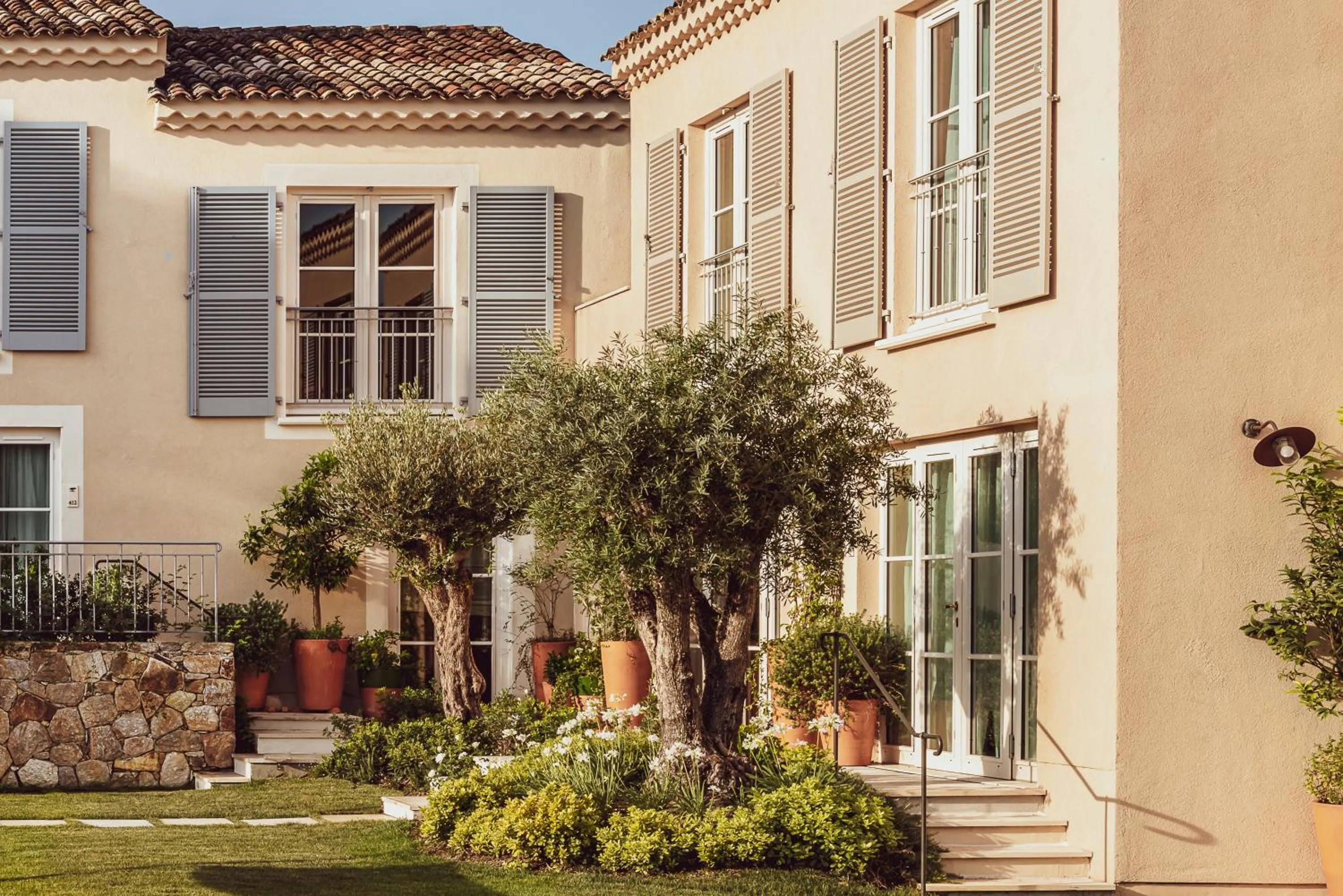 Garden in Hotel Lou Pinet