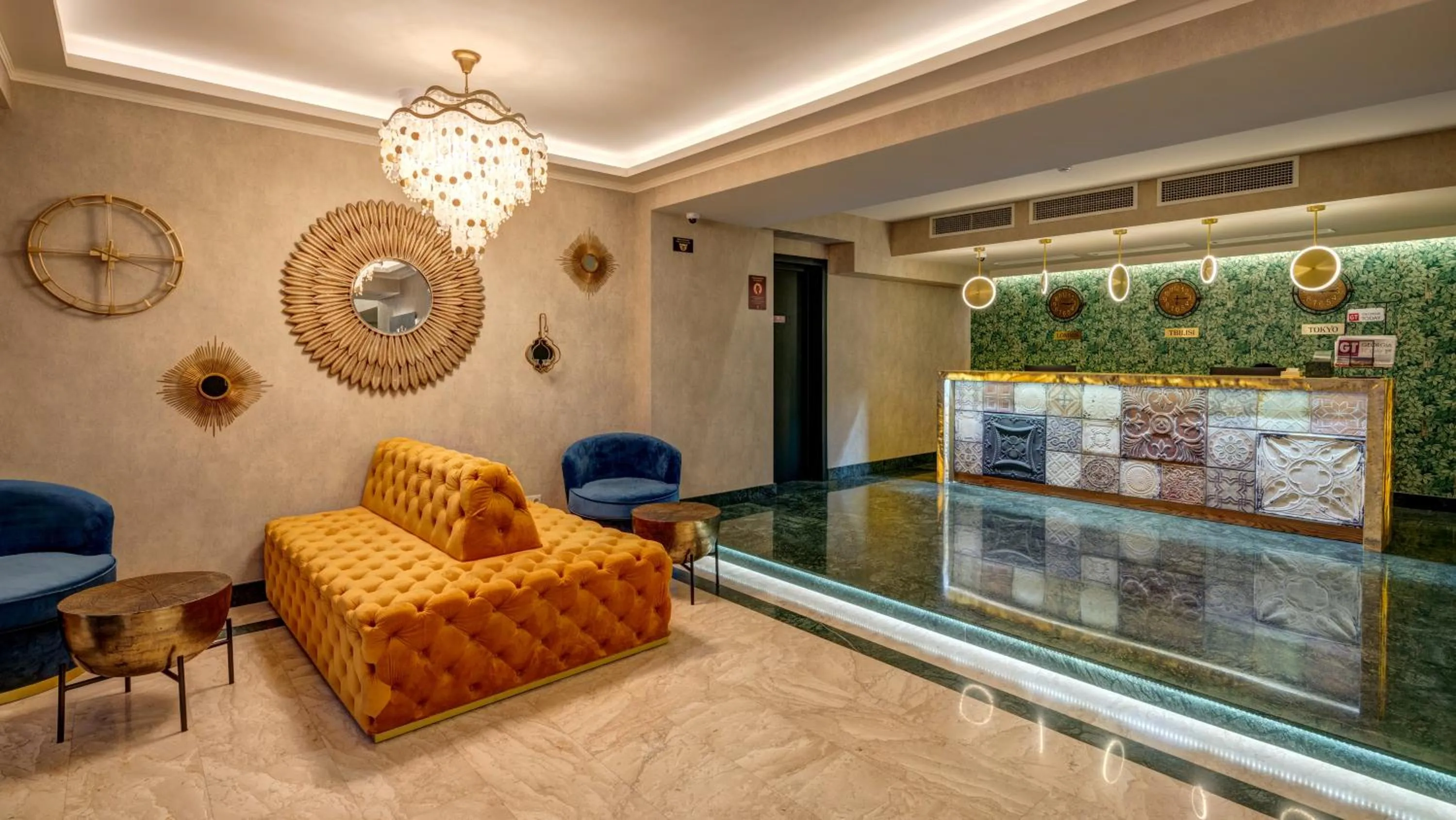 Lobby or reception in Sole Palace