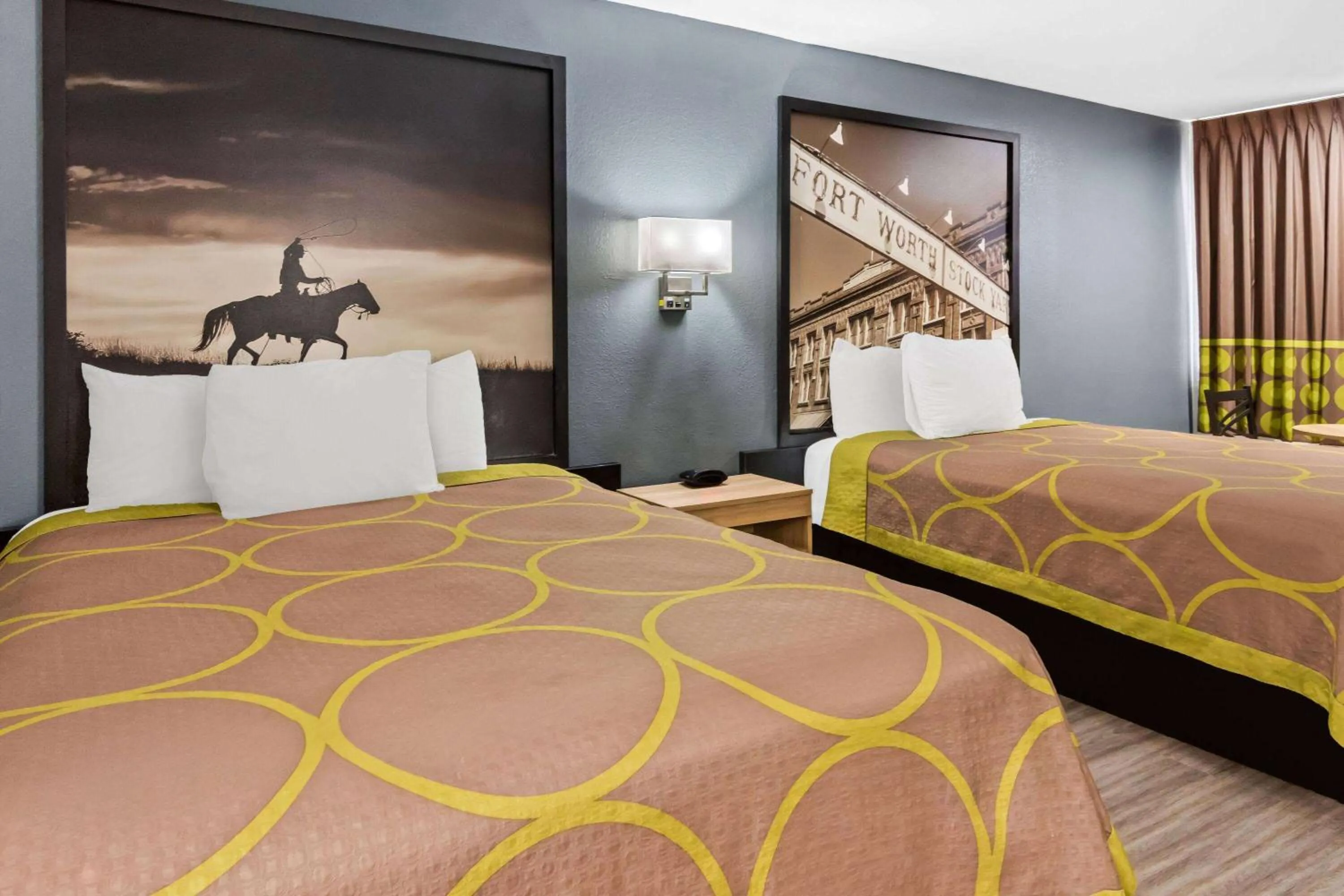 Bed in Super 8 by Wyndham Grand Prairie Southwest