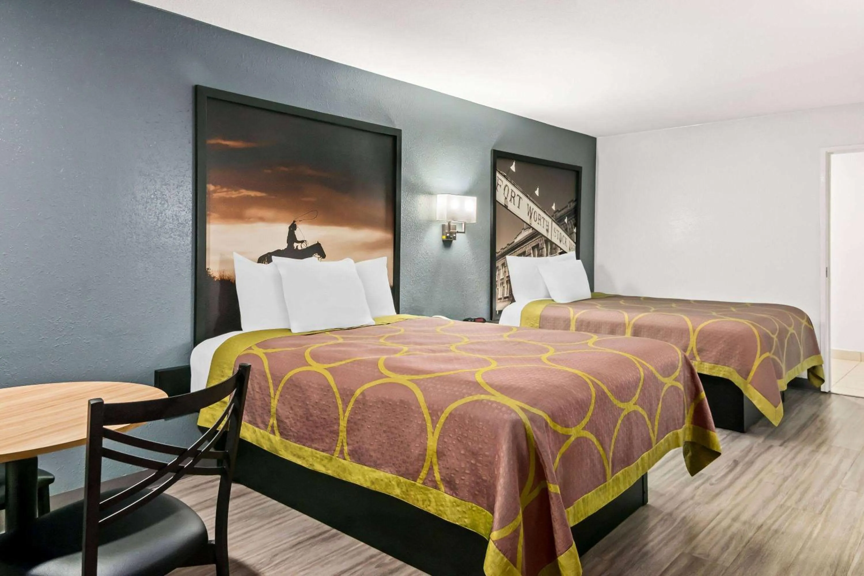 Bed in Super 8 by Wyndham Grand Prairie Southwest